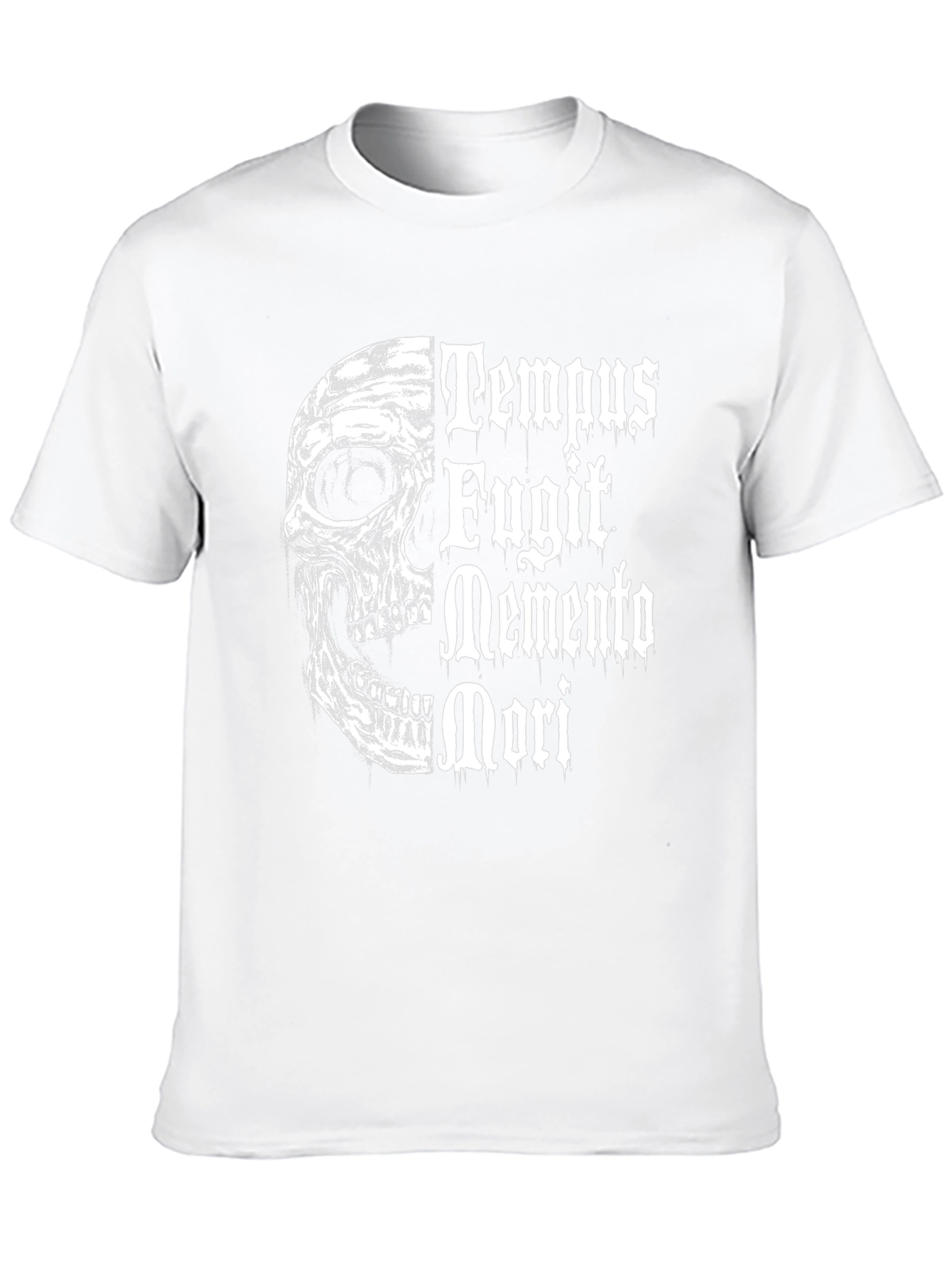 Memento Mori Skull Graphic T-Shirt