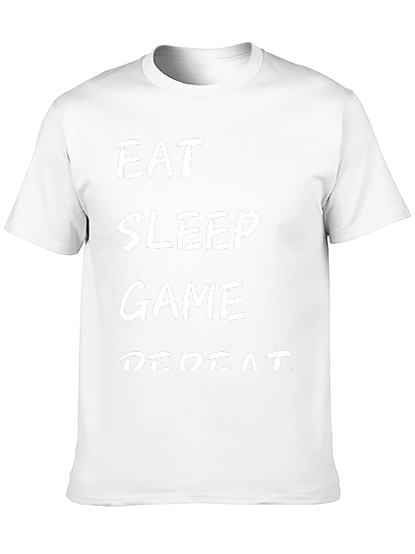 Eat Sleep Game Repeat Black T-Shirt