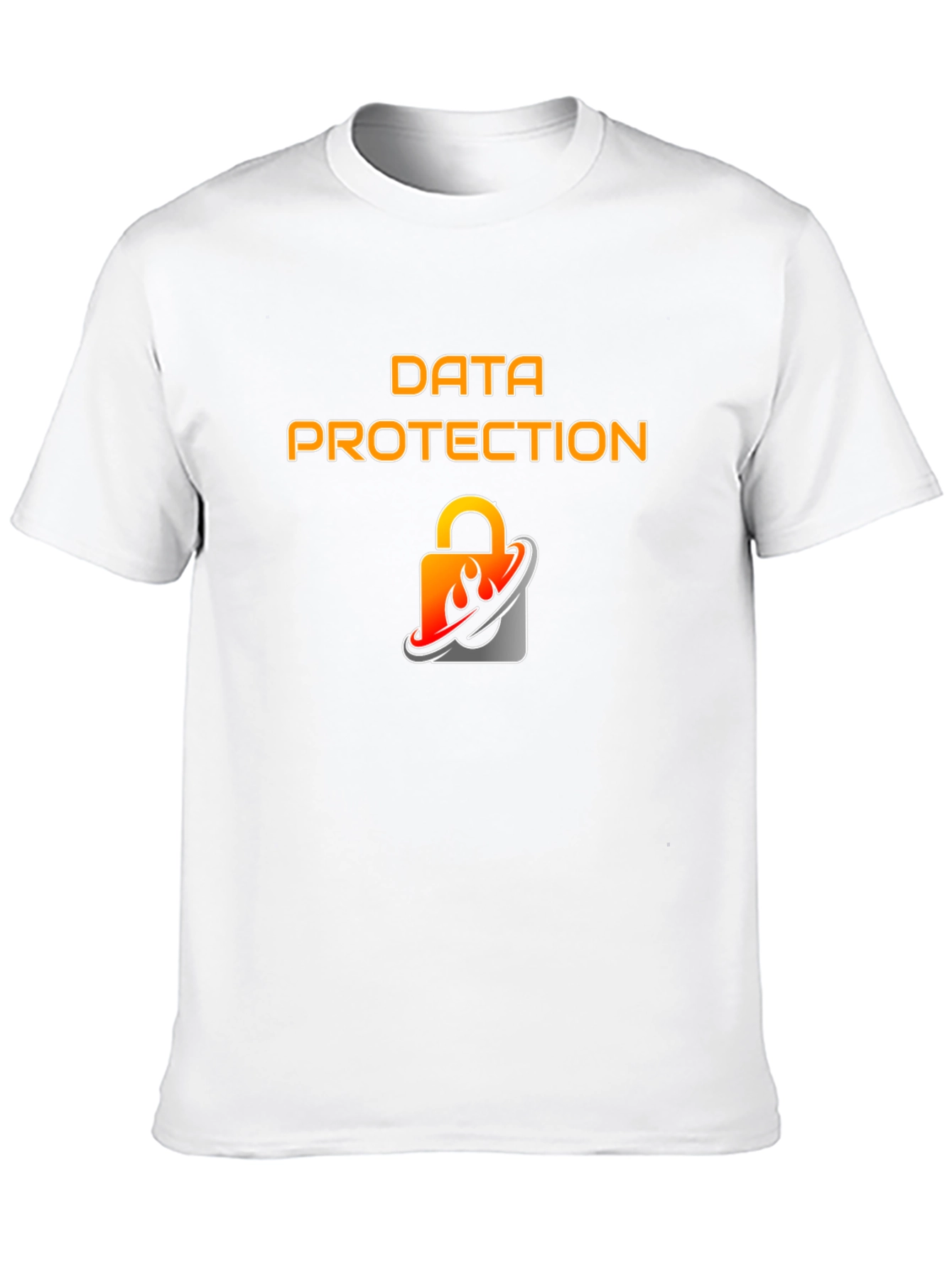 Data Protection Graphic Black T-Shirt