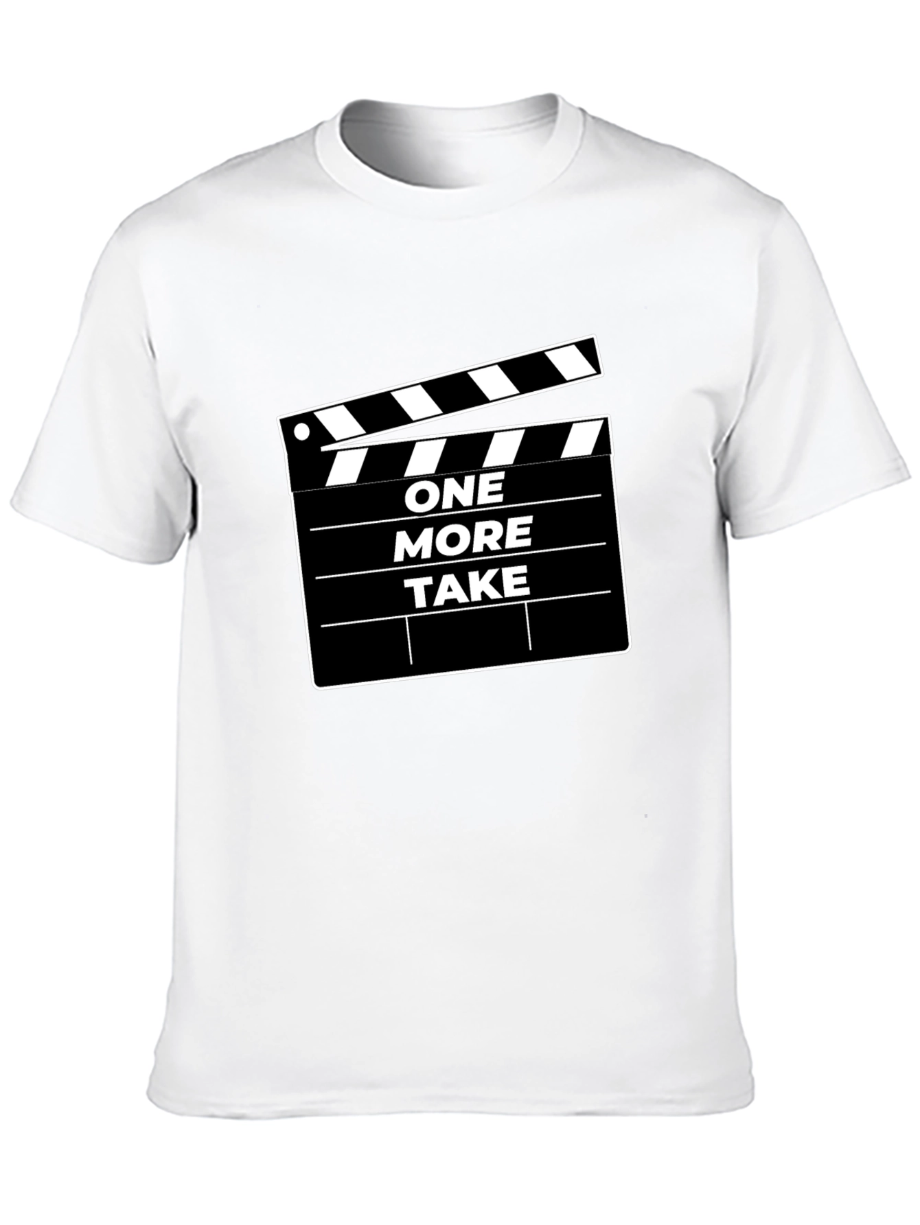 One More Take Black Graphic Tee