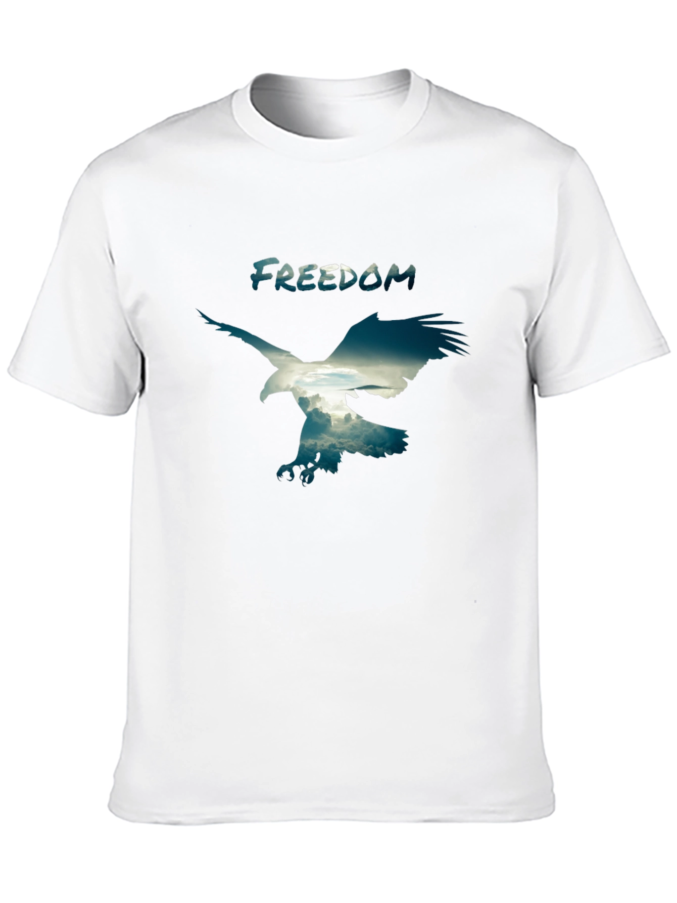 Freedom Eagle Graphic Black T-Shirt