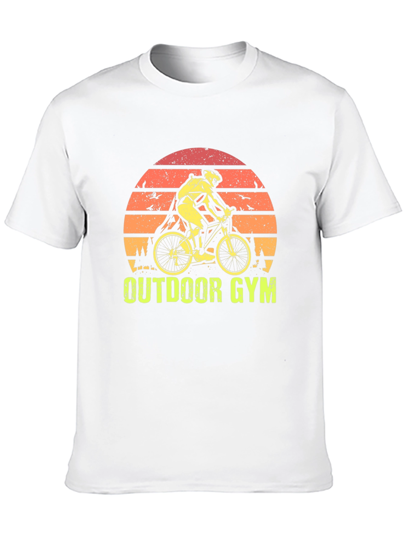 Outdoor Gym Cyclist Graphic T-Shirt