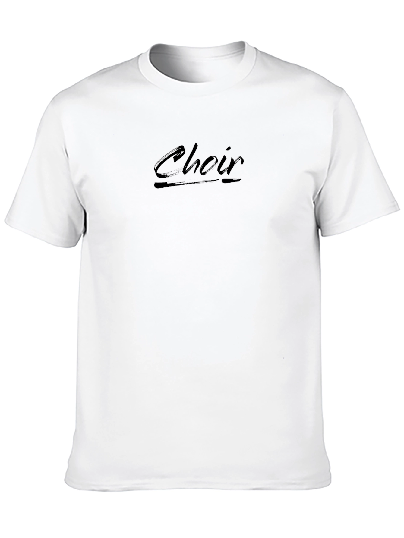 Choir Script Black T-Shirt