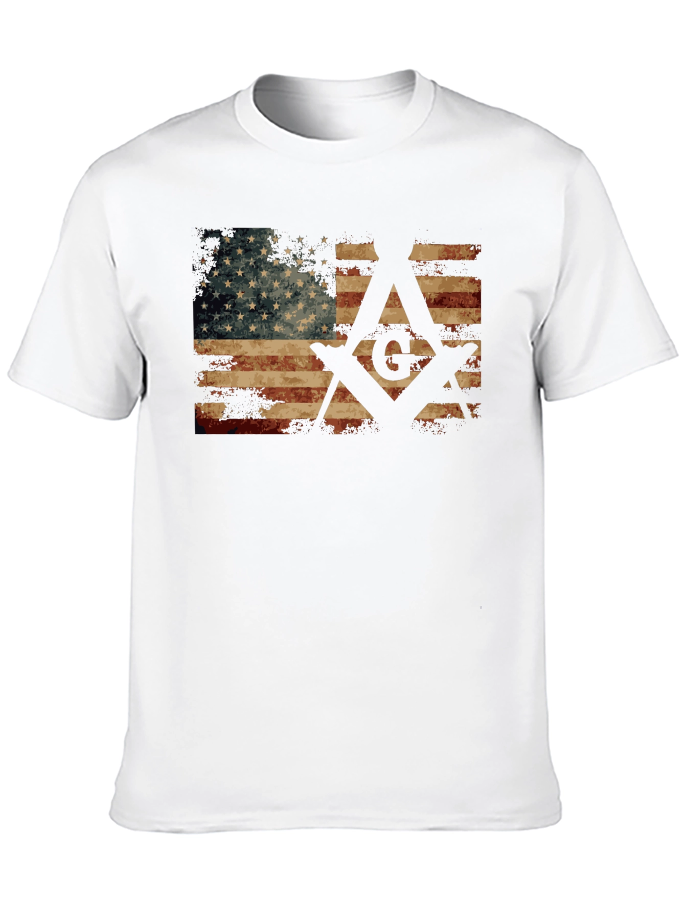 American Flag Masonic T-Shirt