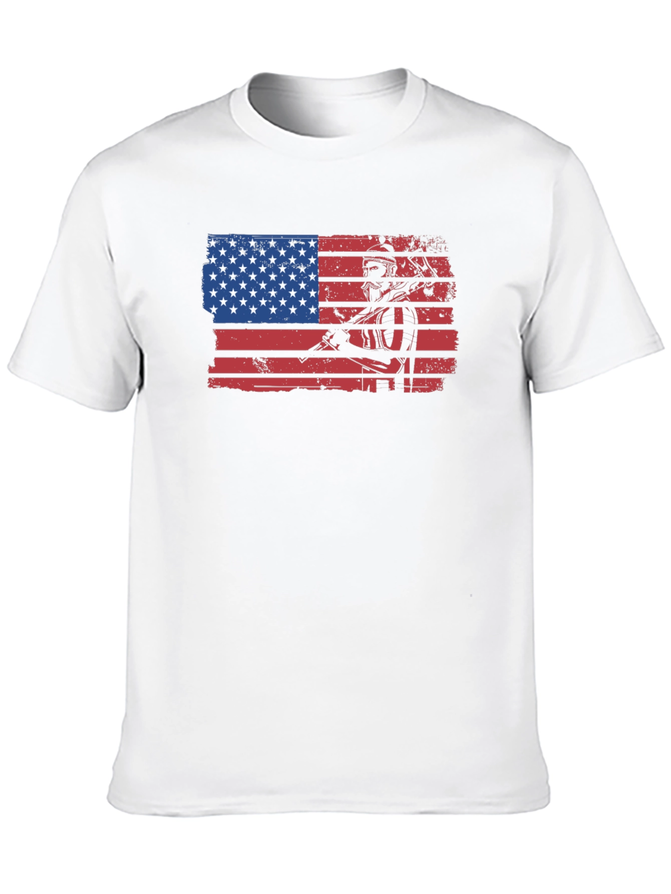 American Flag Miner Graphic Tee
