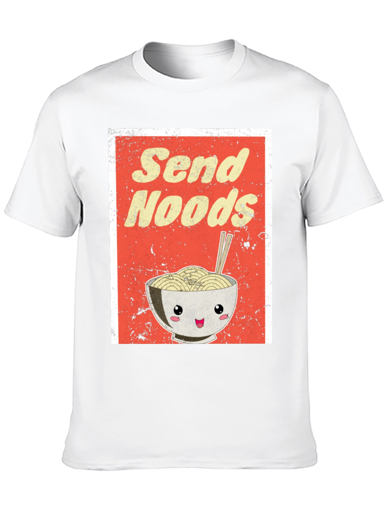 Send Noods Ramen Graphic Tee - Foodie T-Shirt