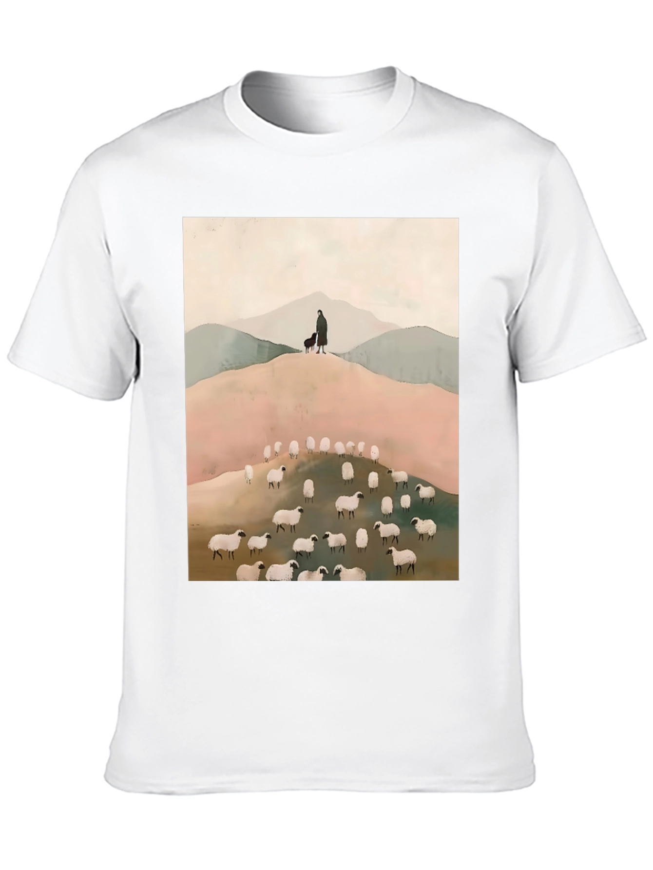 Shepherd and Sheep Graphic Tee