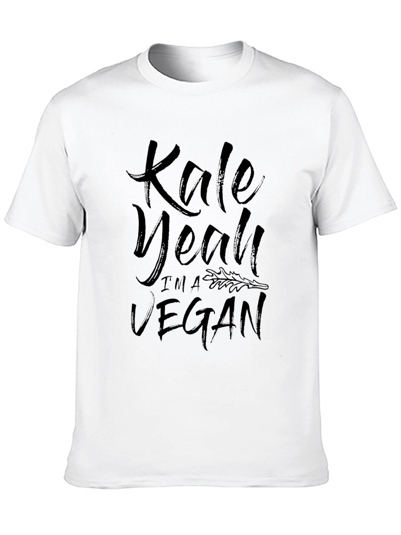 Kale Yeah Im Vegan Tee - Trendy Unisex T-Shirt
