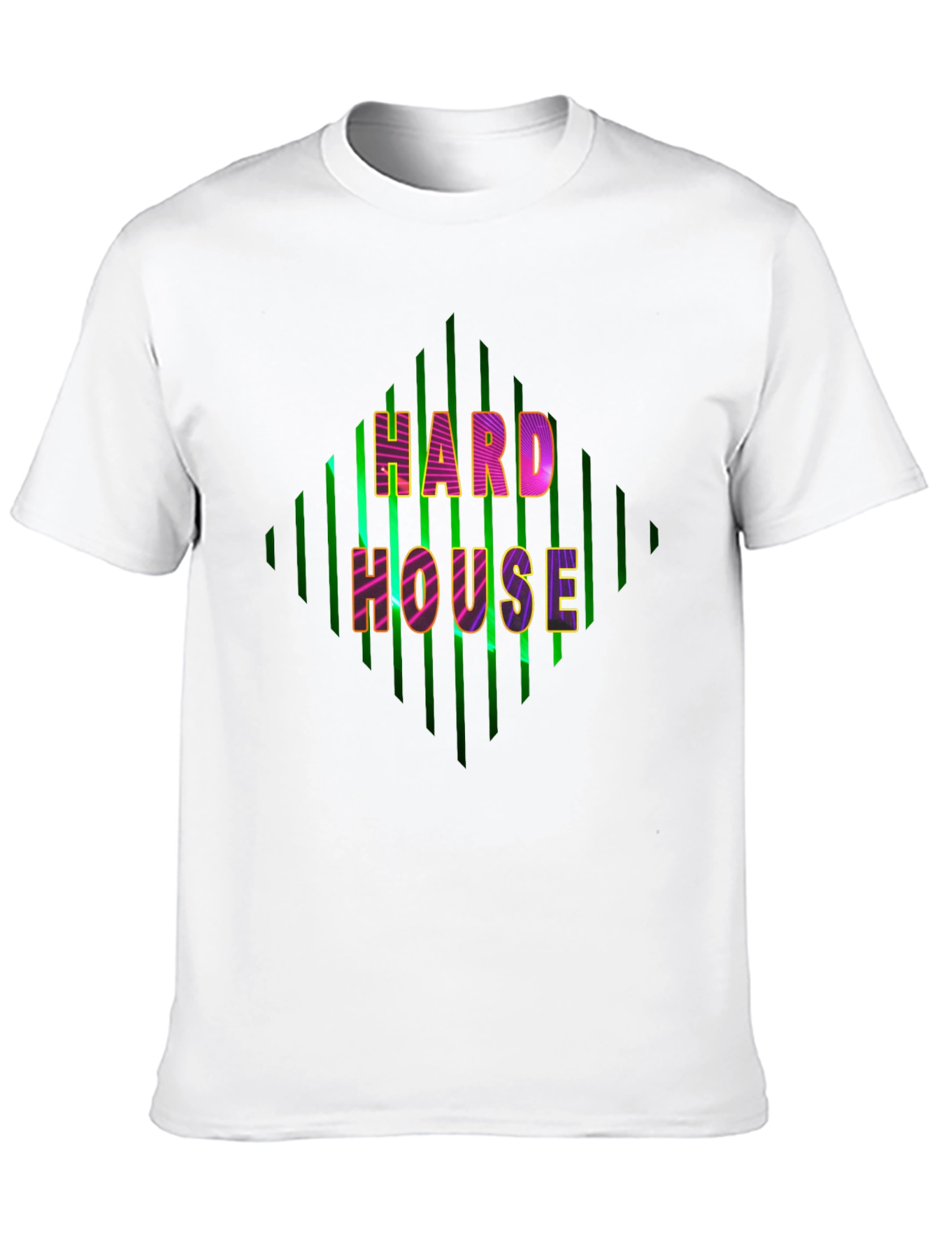 Hard House Graphic Tee - Bold EDM Music T-Shirt