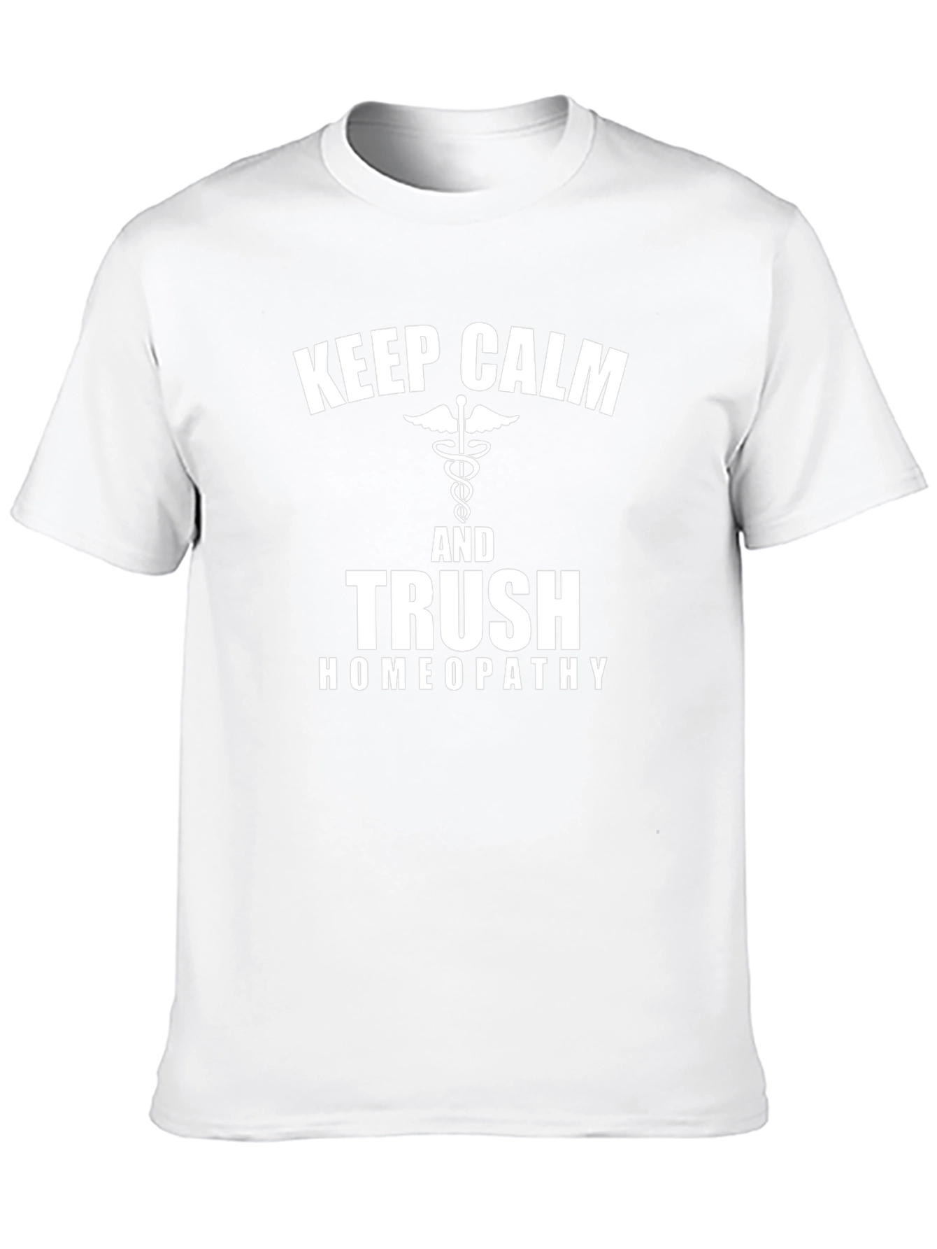 Keep Calm & Trust Homeopathy Black T-Shirt