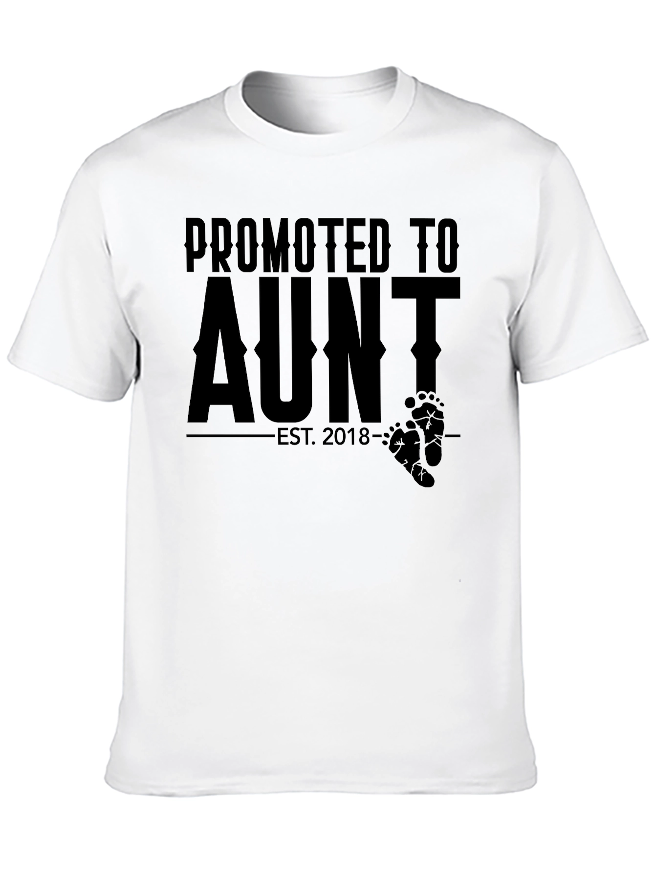 Promoted to Aunt T-Shirt - New Aunt Gift Idea