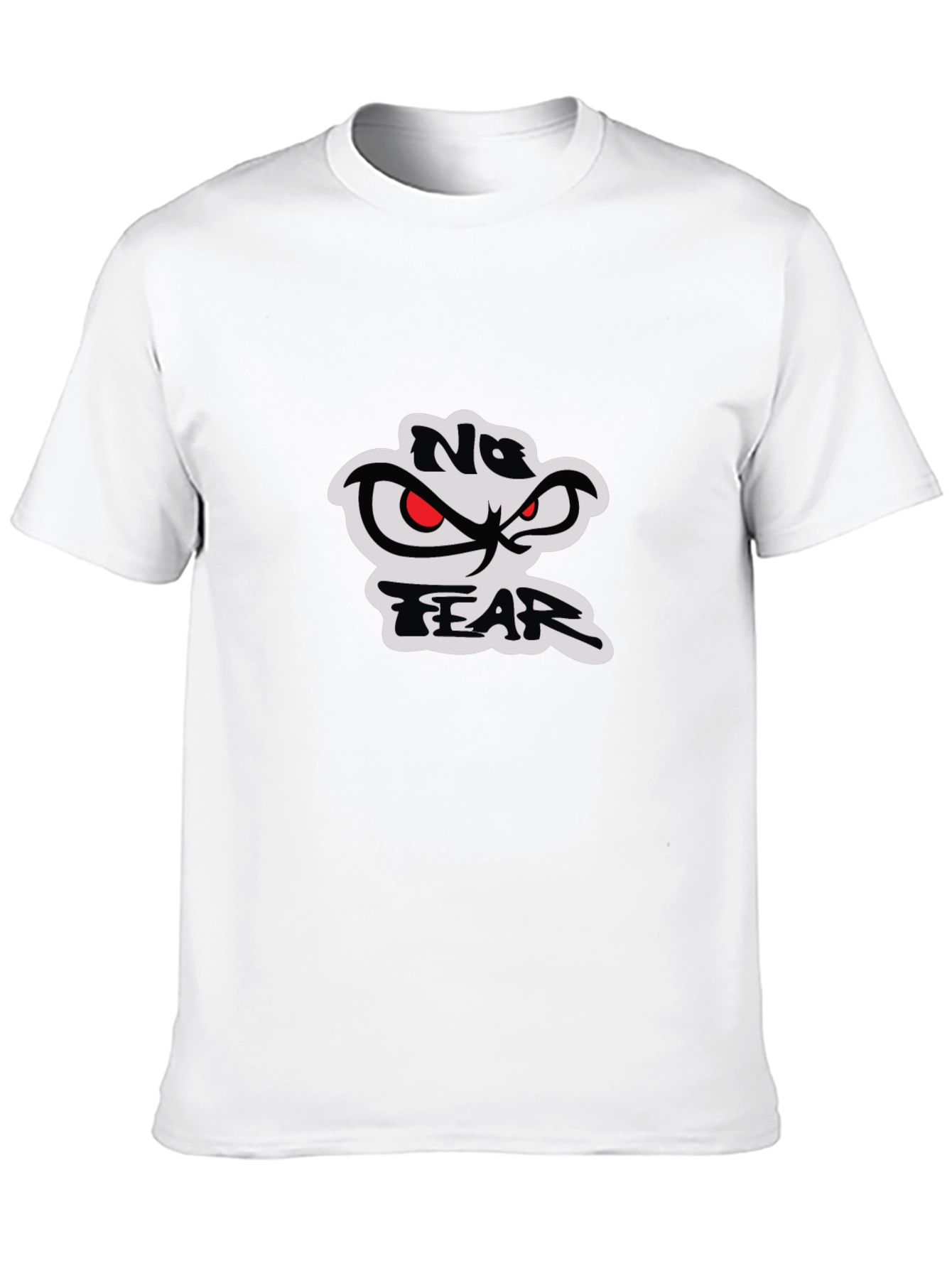 No Fear Graphic Print Black T-Shirt