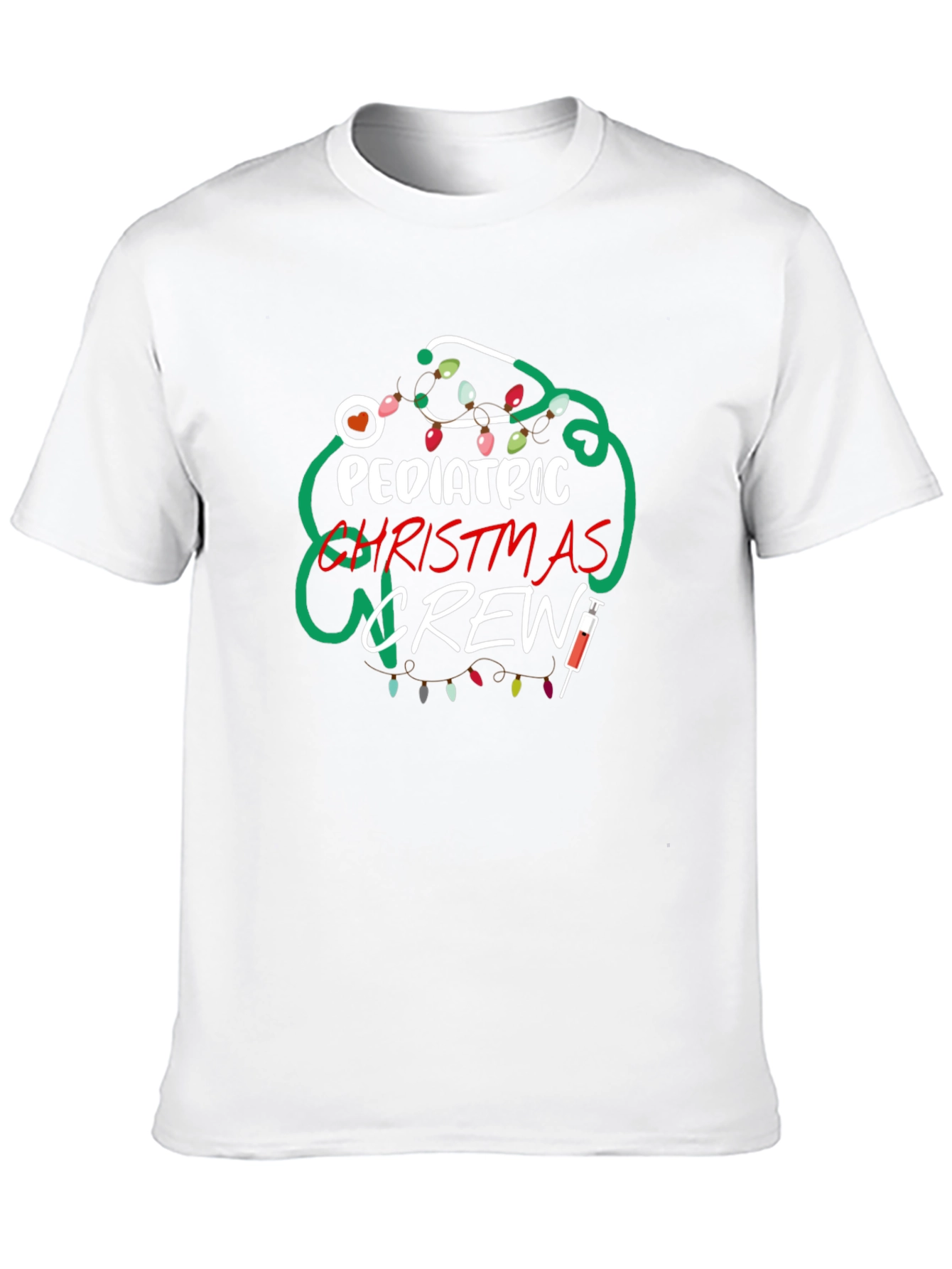Pediatric Christmas Crew T-Shirt - Holiday Nurse Tee