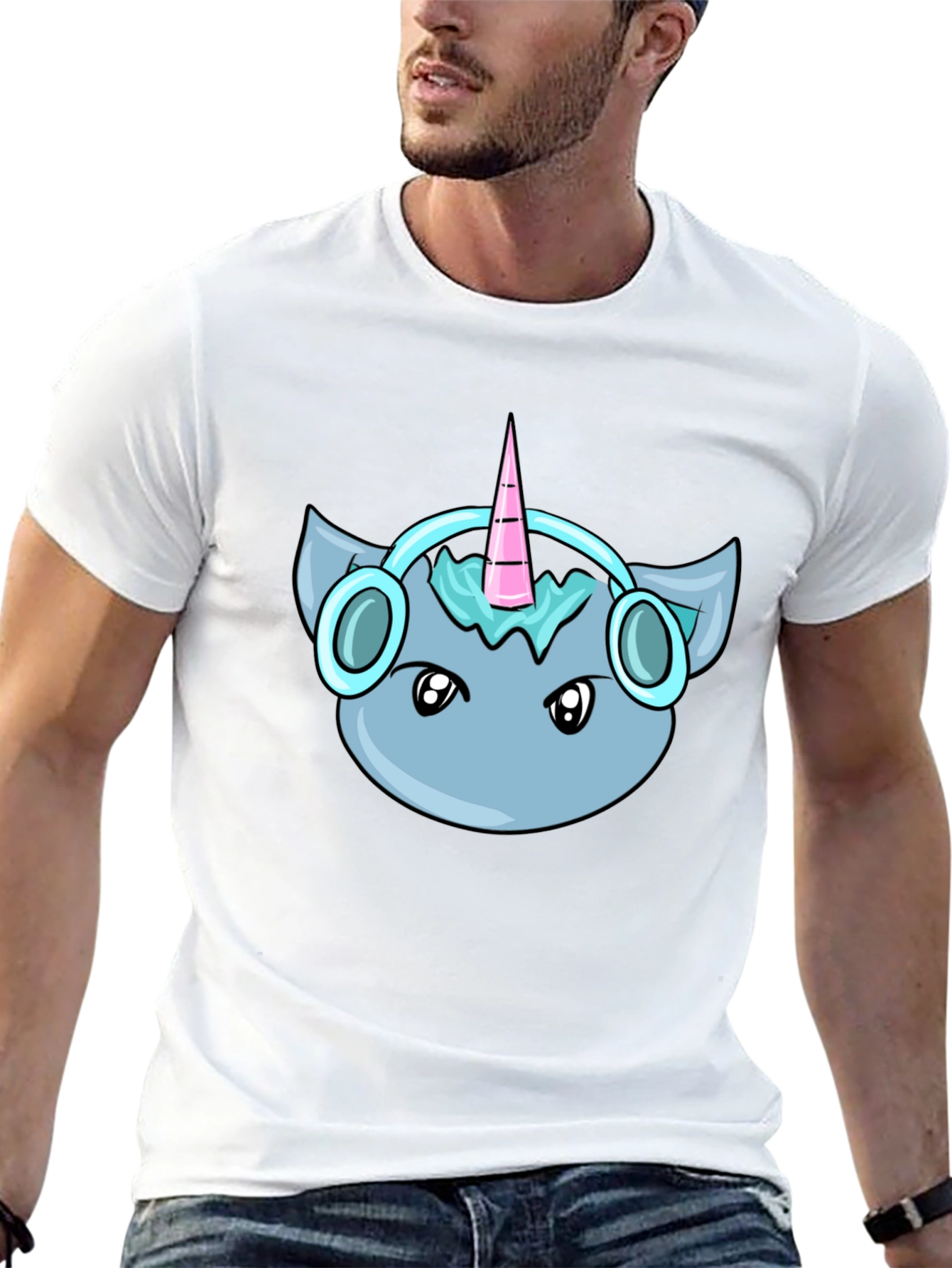 Unicorn Headphone Tee