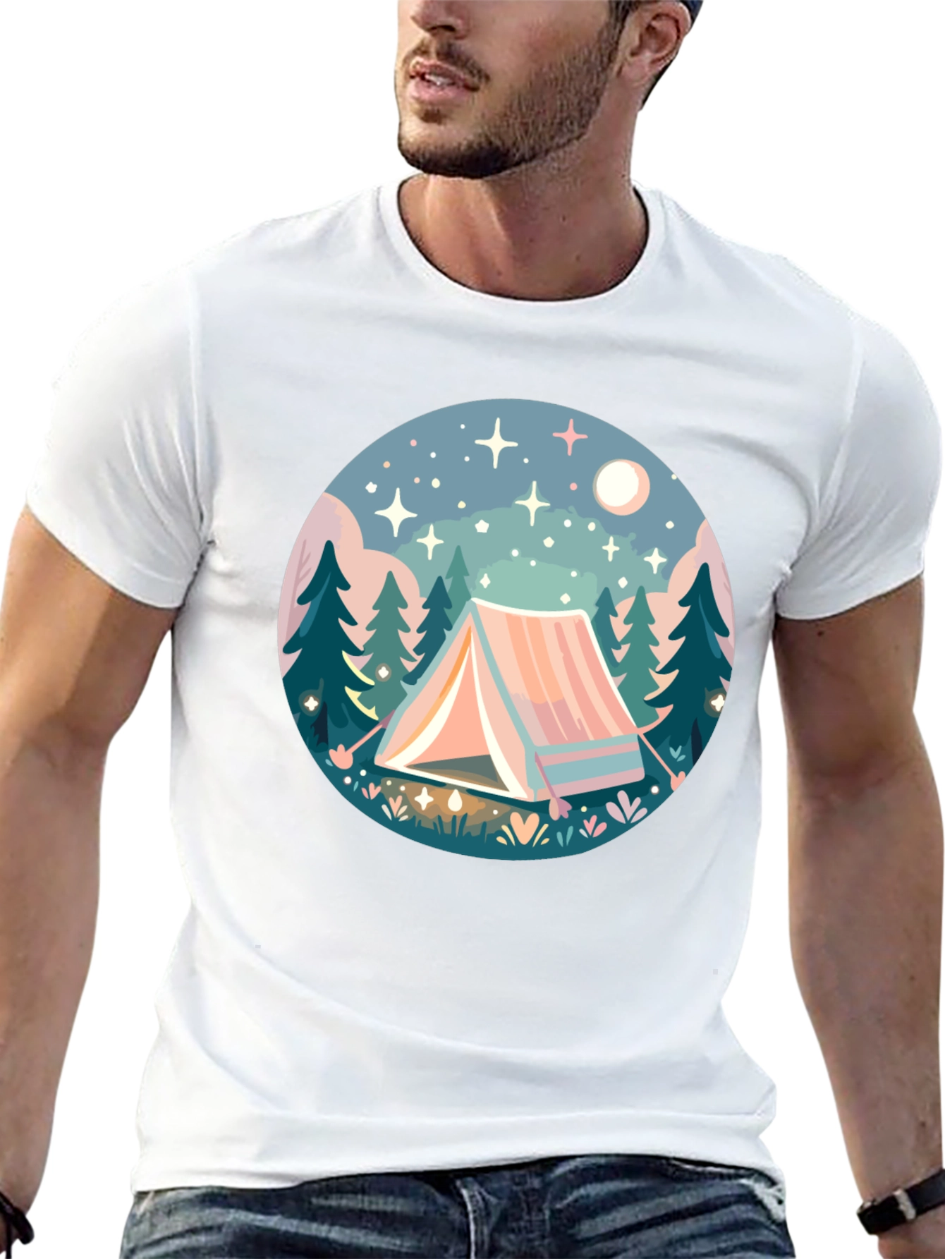 Camping Adventure T-Shirt - Nature Scene