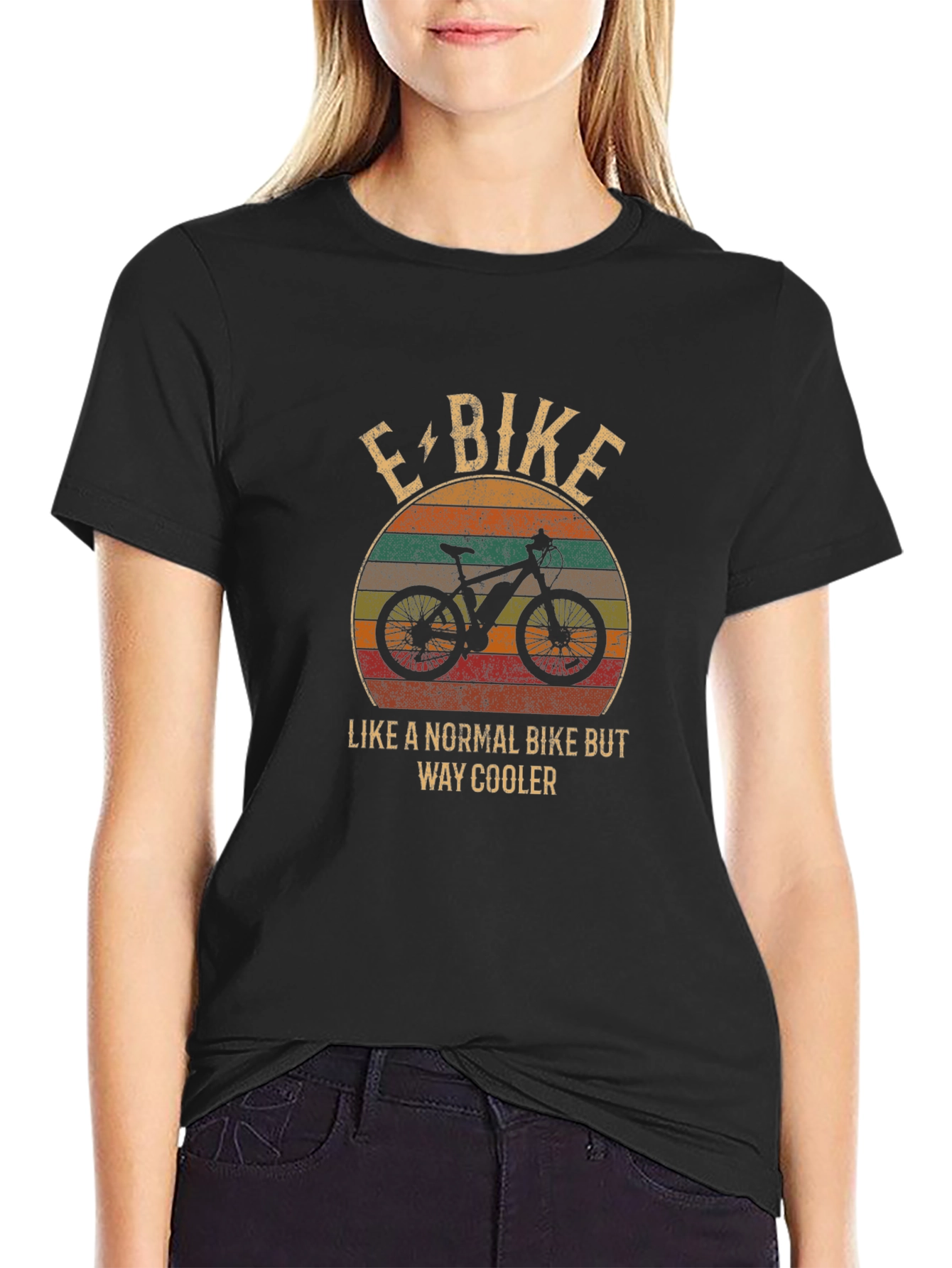 E-Bike Cool Retro T-Shirt