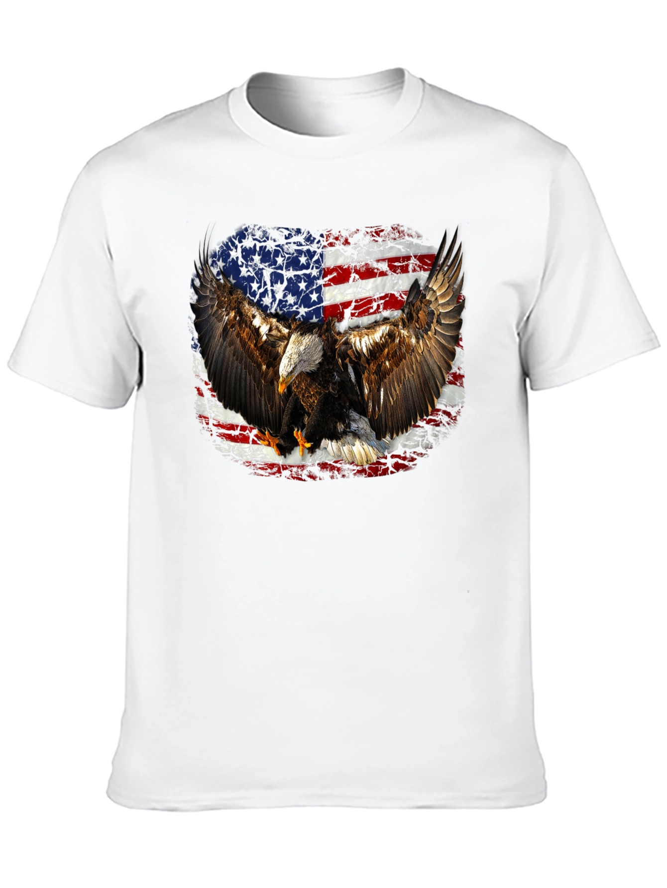American Eagle Flag T-Shirt - Patriotic Pride