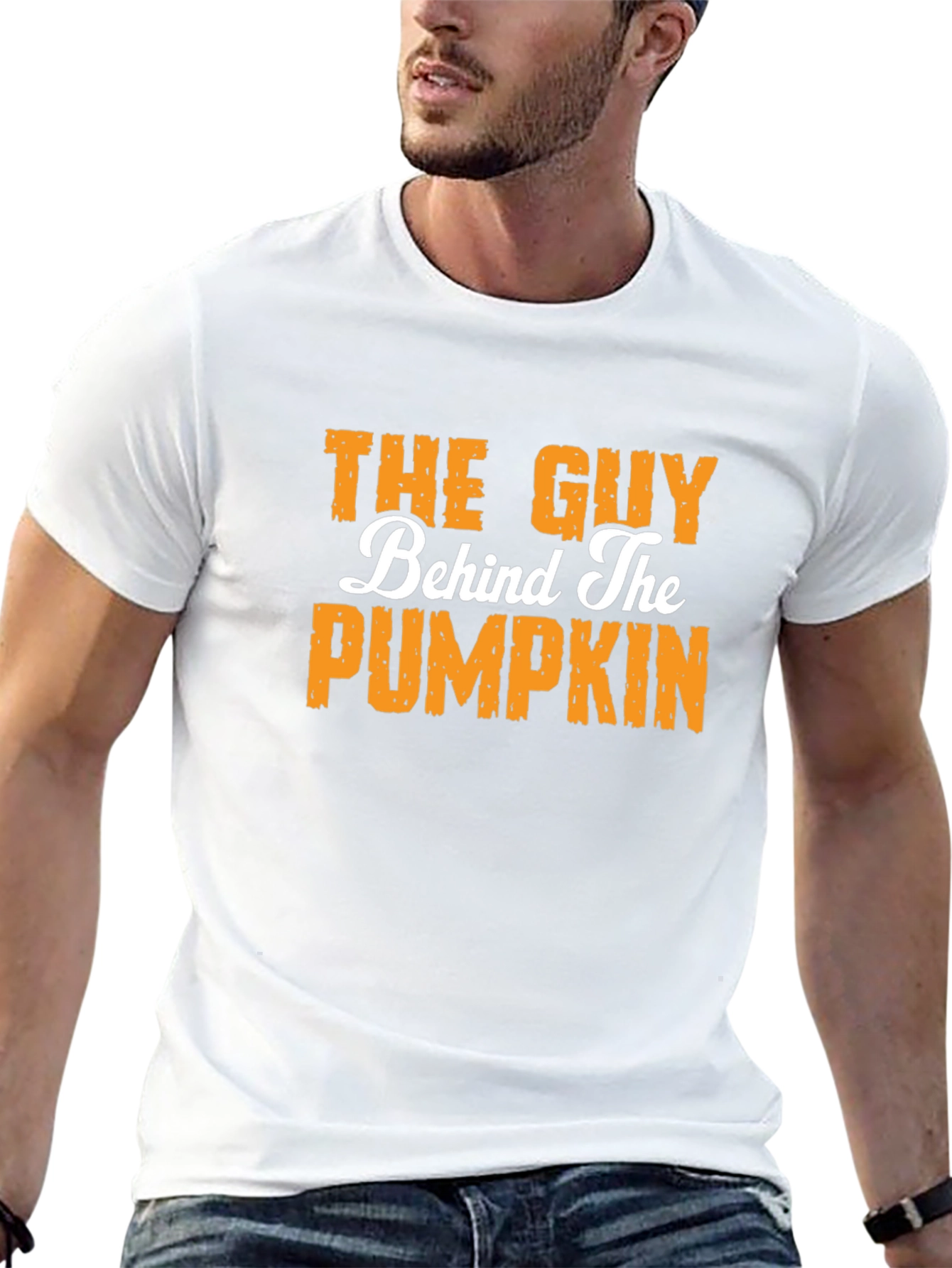 The Guy Behind The Pumpkin Halloween T-Shirt
