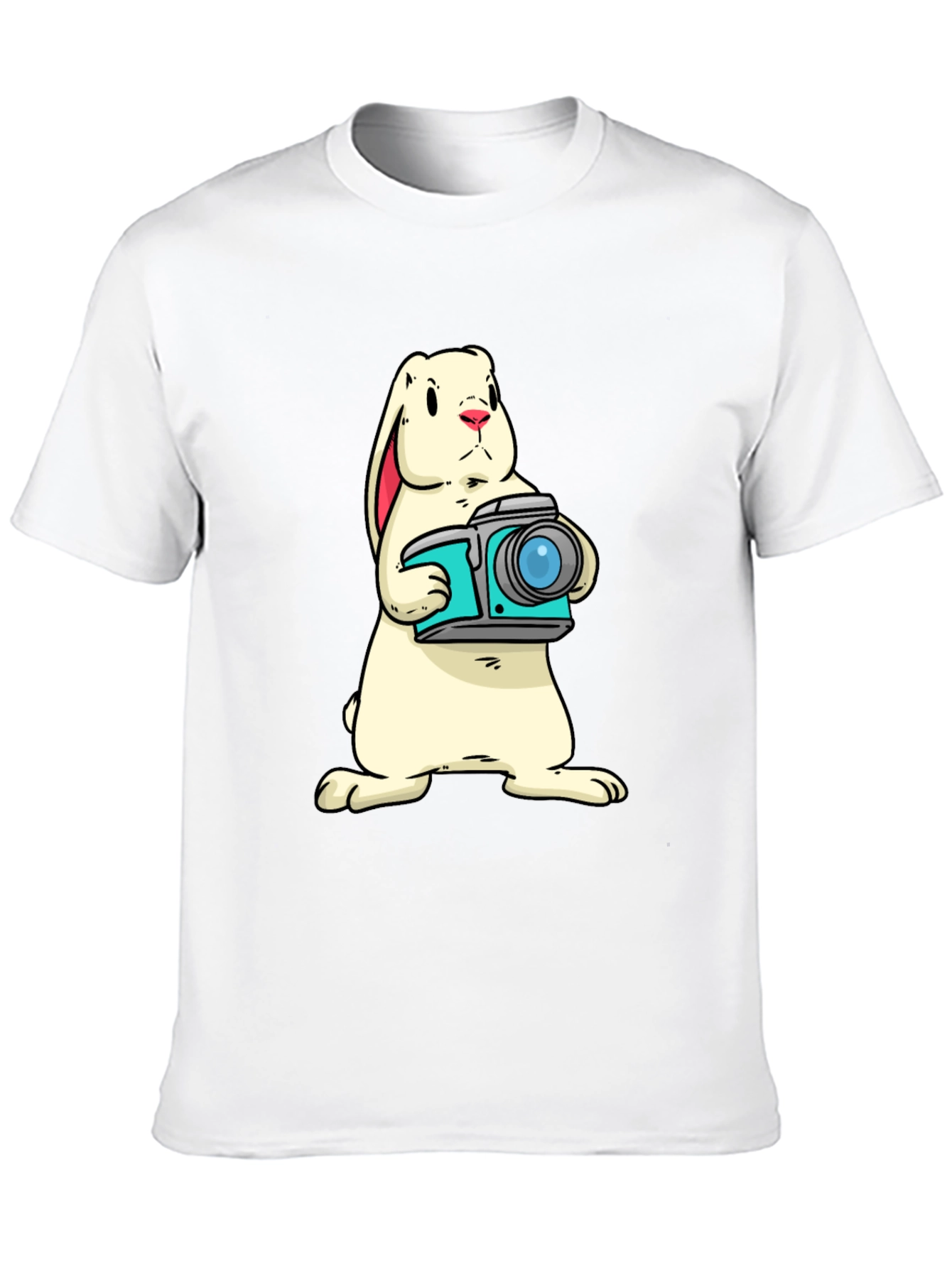 Bunny Photographer Graphic T-Shirt