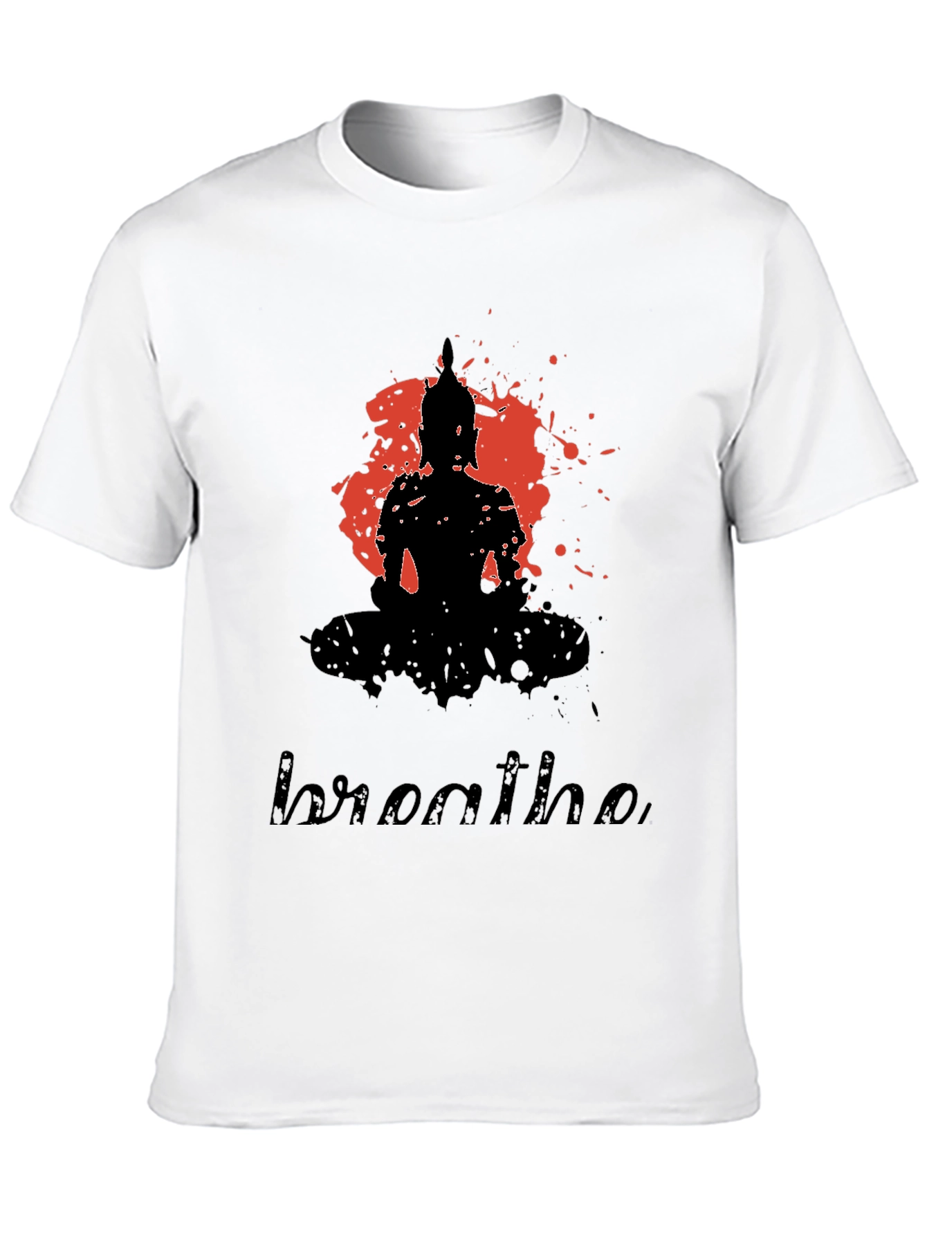 Meditate Buddha Graphic T-Shirt - Breathe Zen