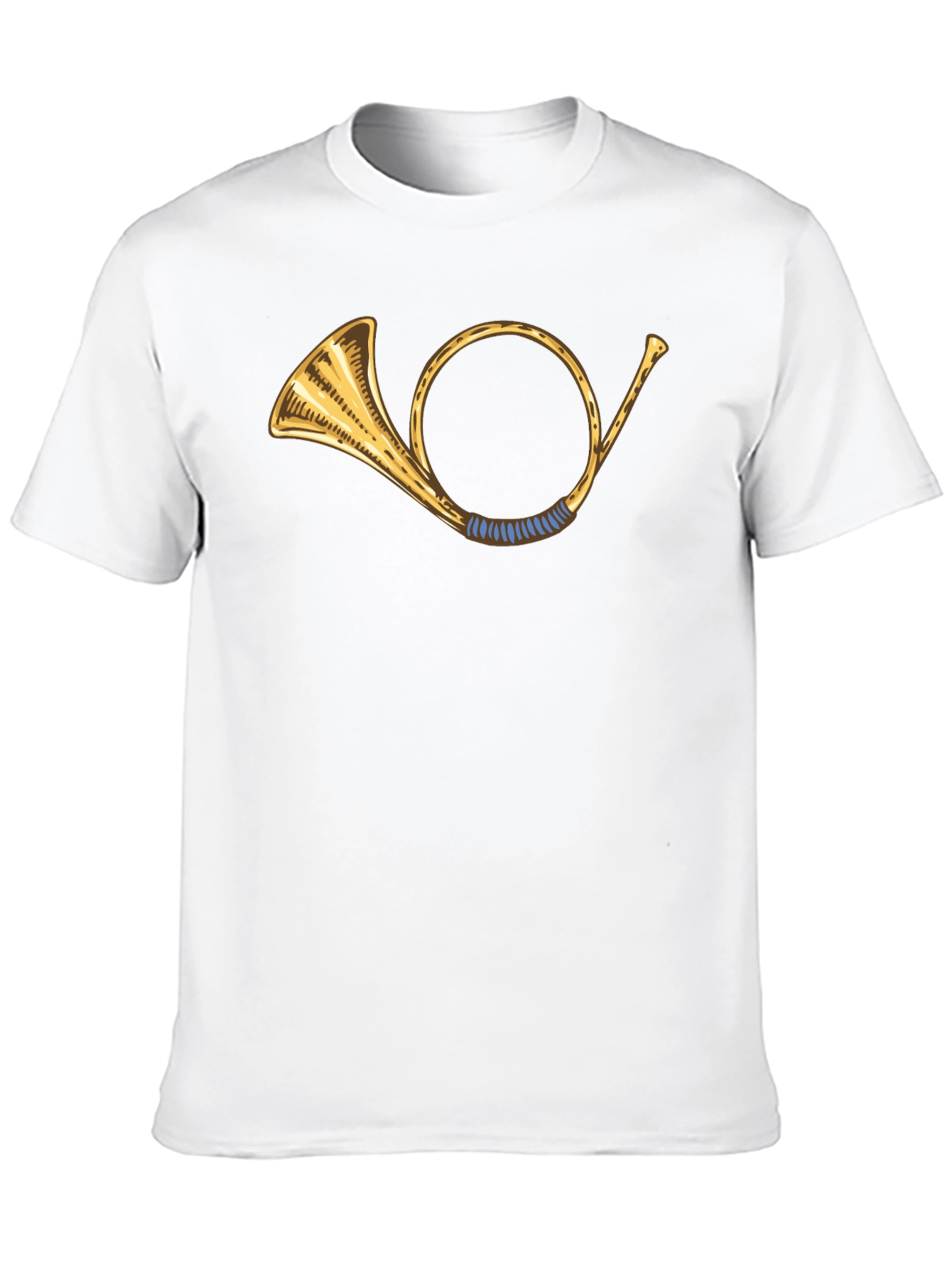 Hunting Horn Graphic T-Shirt - Classic Black Tee