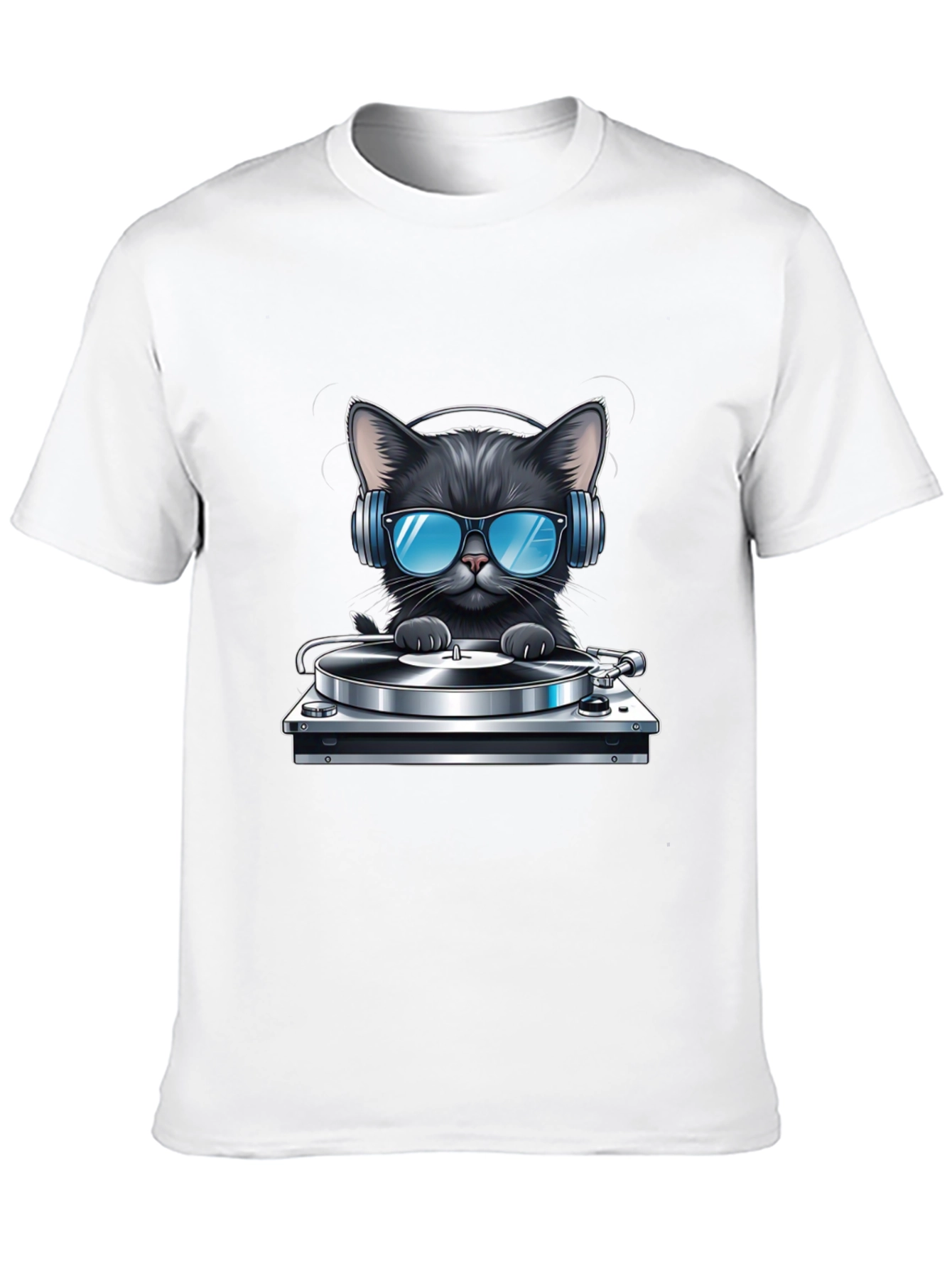 DJ Cat T-Shirt - Black