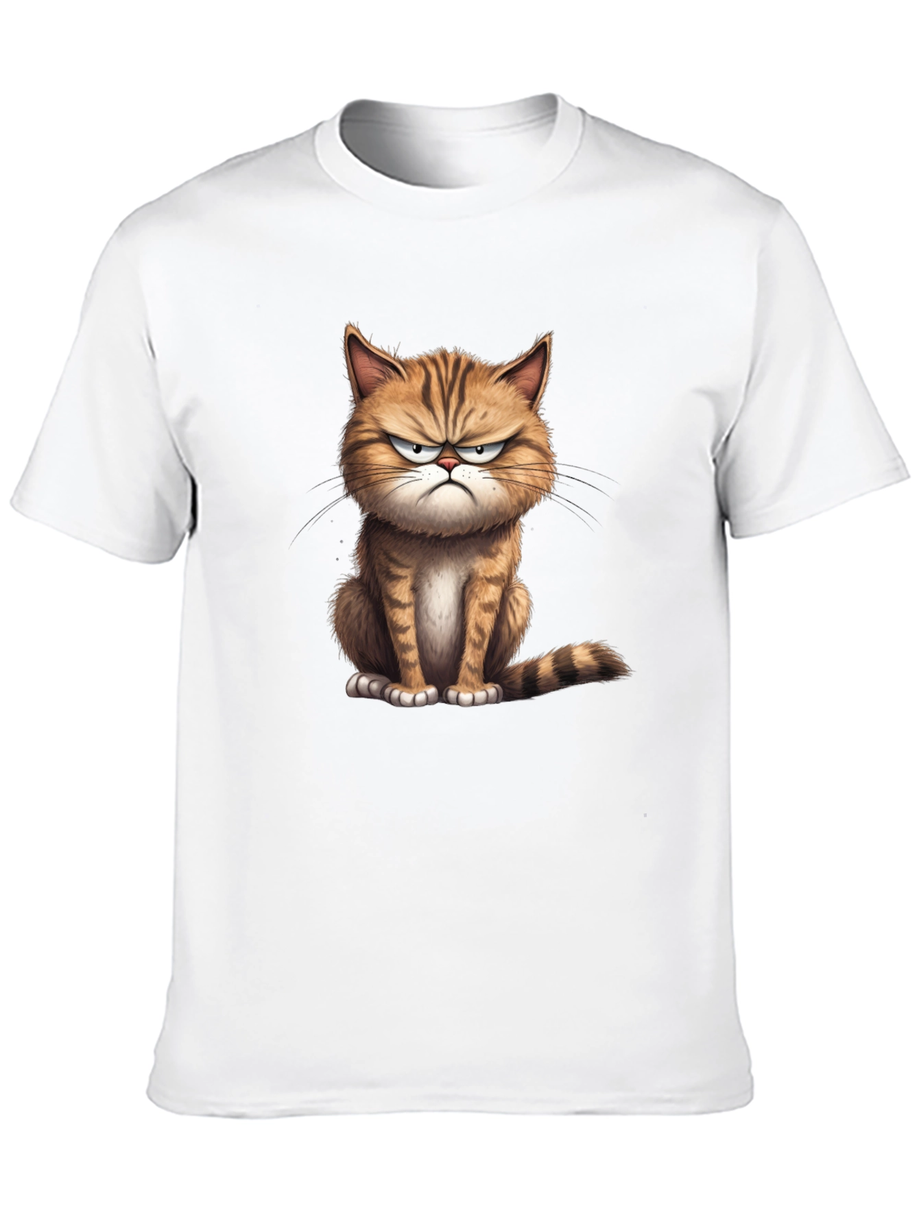 Grumpy Cat T-Shirt - Sullen Feline Graphic Tee