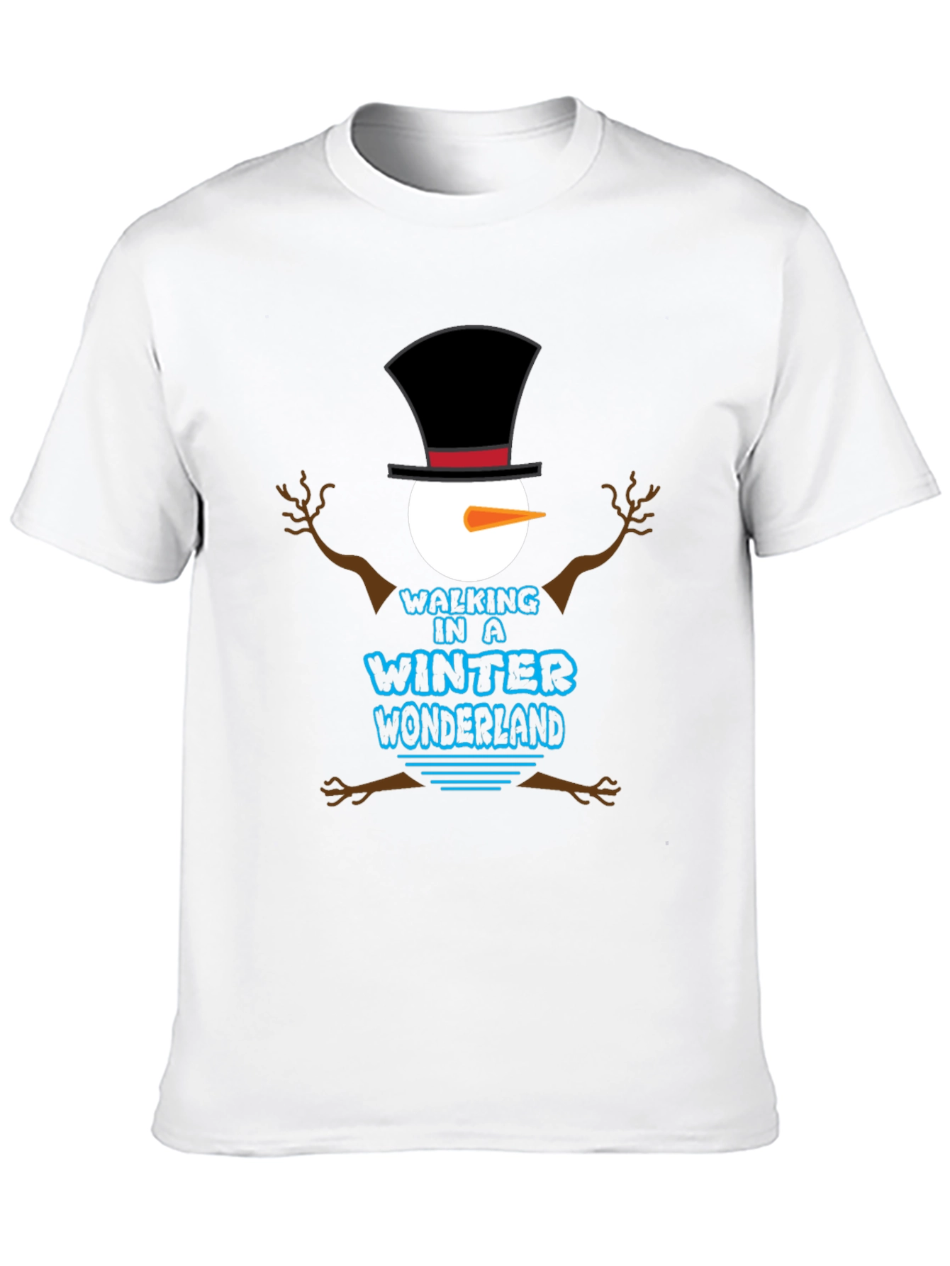 Winter Wonderland Snowman Graphic T-Shirt