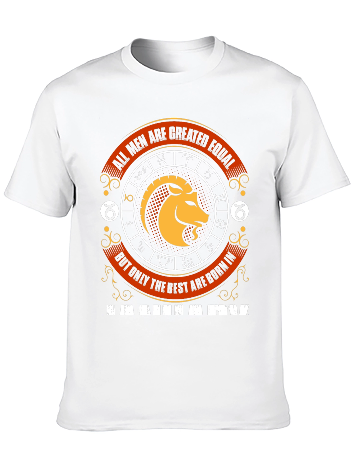 Capricorn Zodiac Sign Mens Graphic T-Shirt