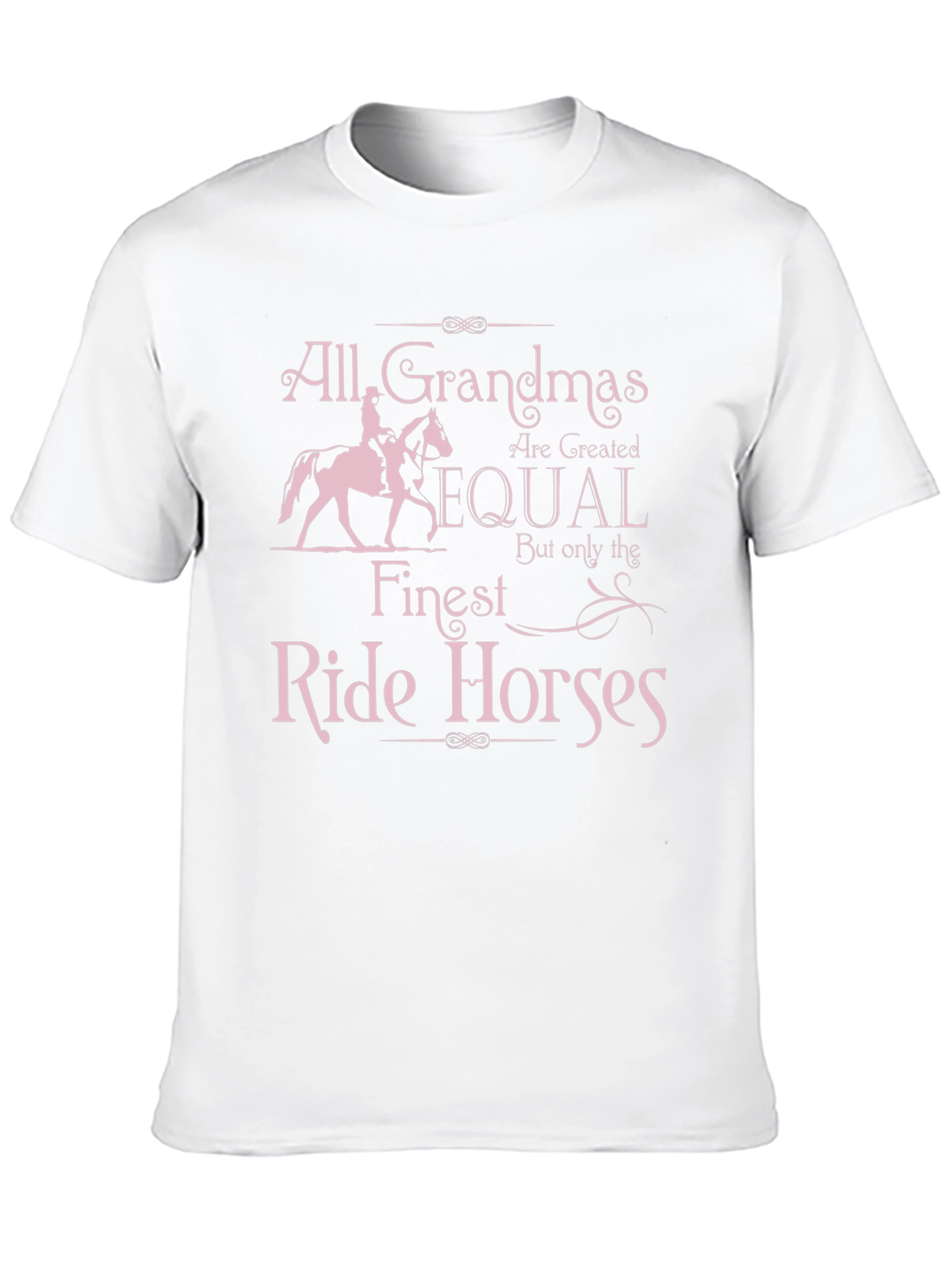 Grandma Horse Rider Graphic T-Shirt