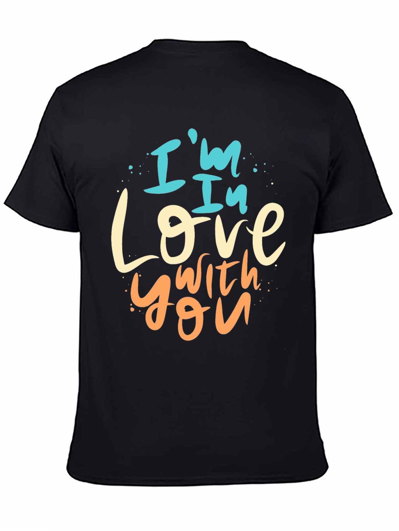 Im In Love With You Graphic Tee - Black