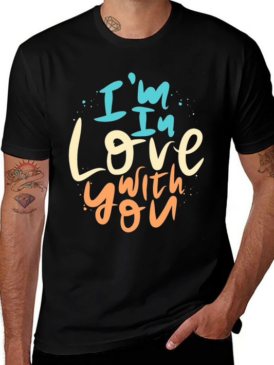 Im In Love With You Graphic Tee - Black