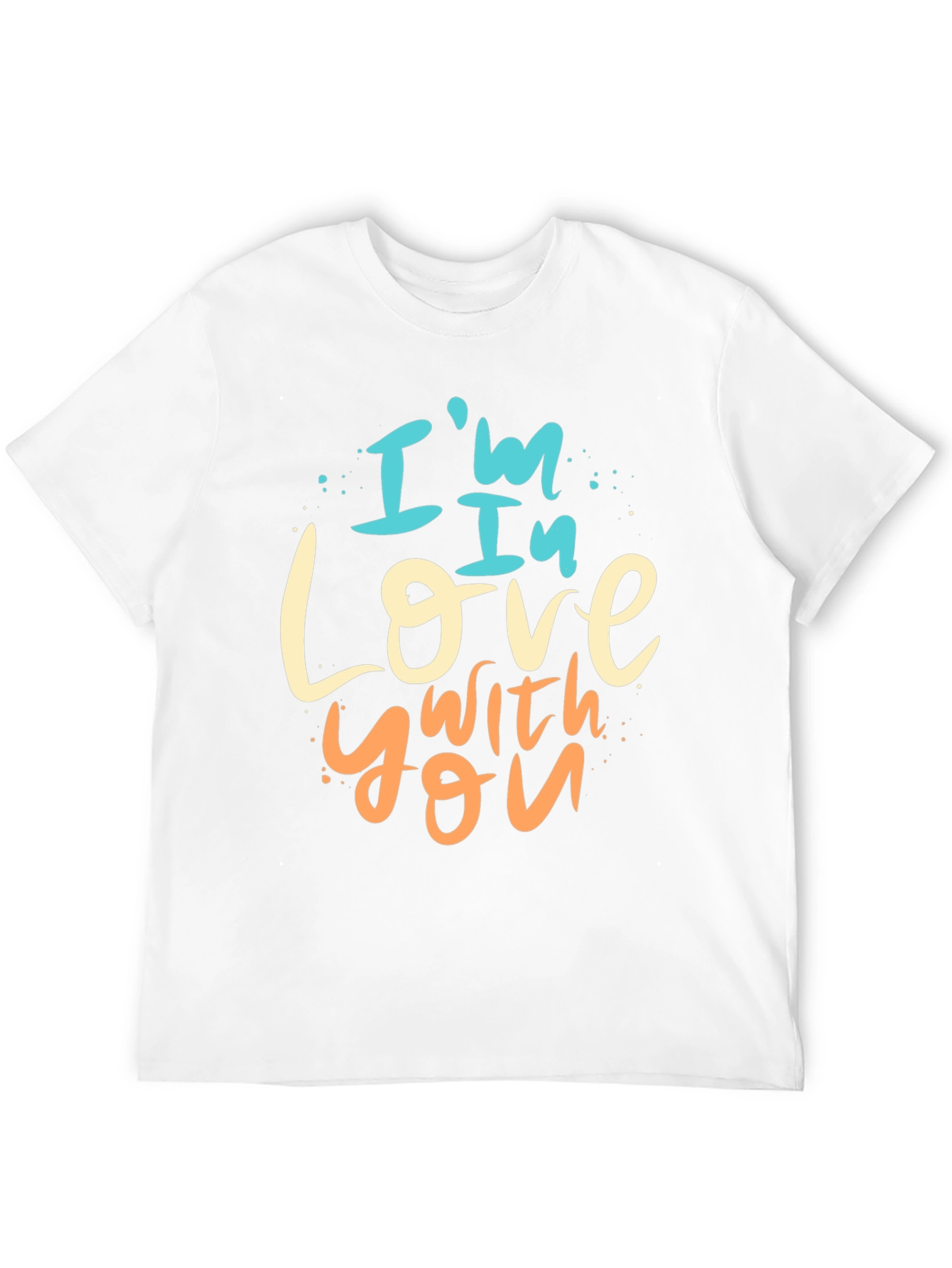Im In Love With You Graphic Tee - Black