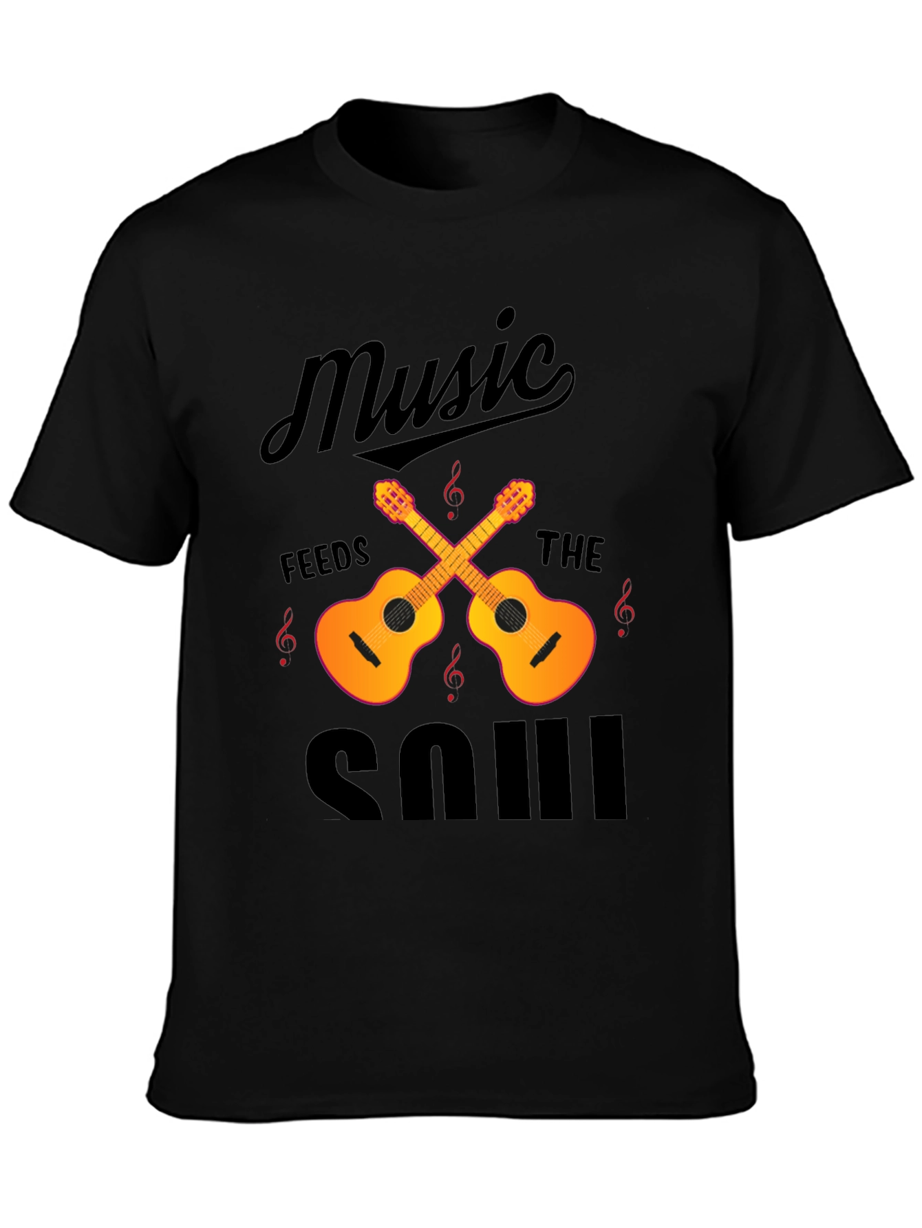 Music Feeds the Soul Graphic Tee