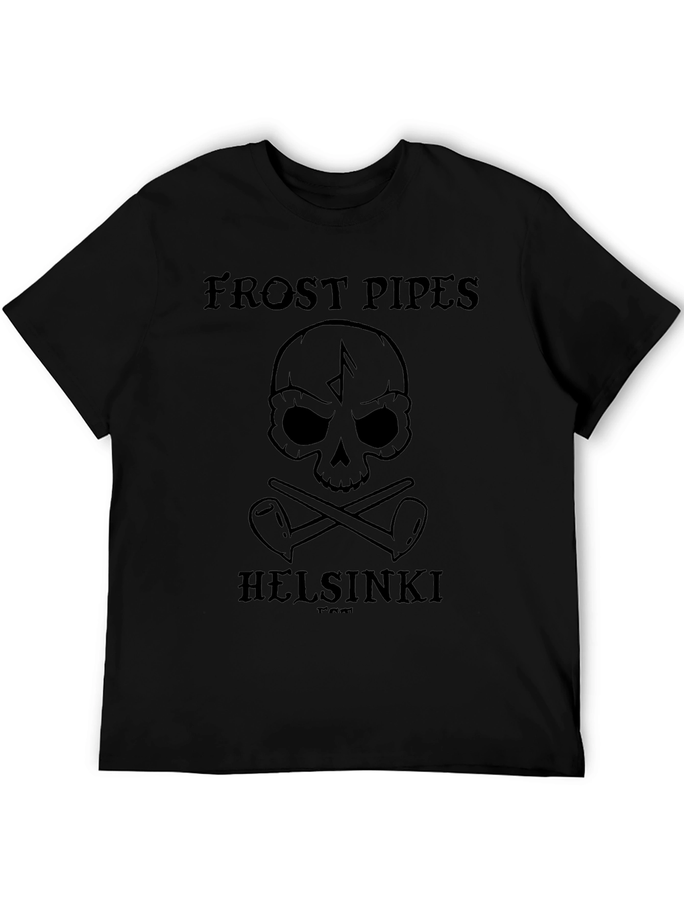 Frost Pipes Helsinki Skull Graphic T-Shirt