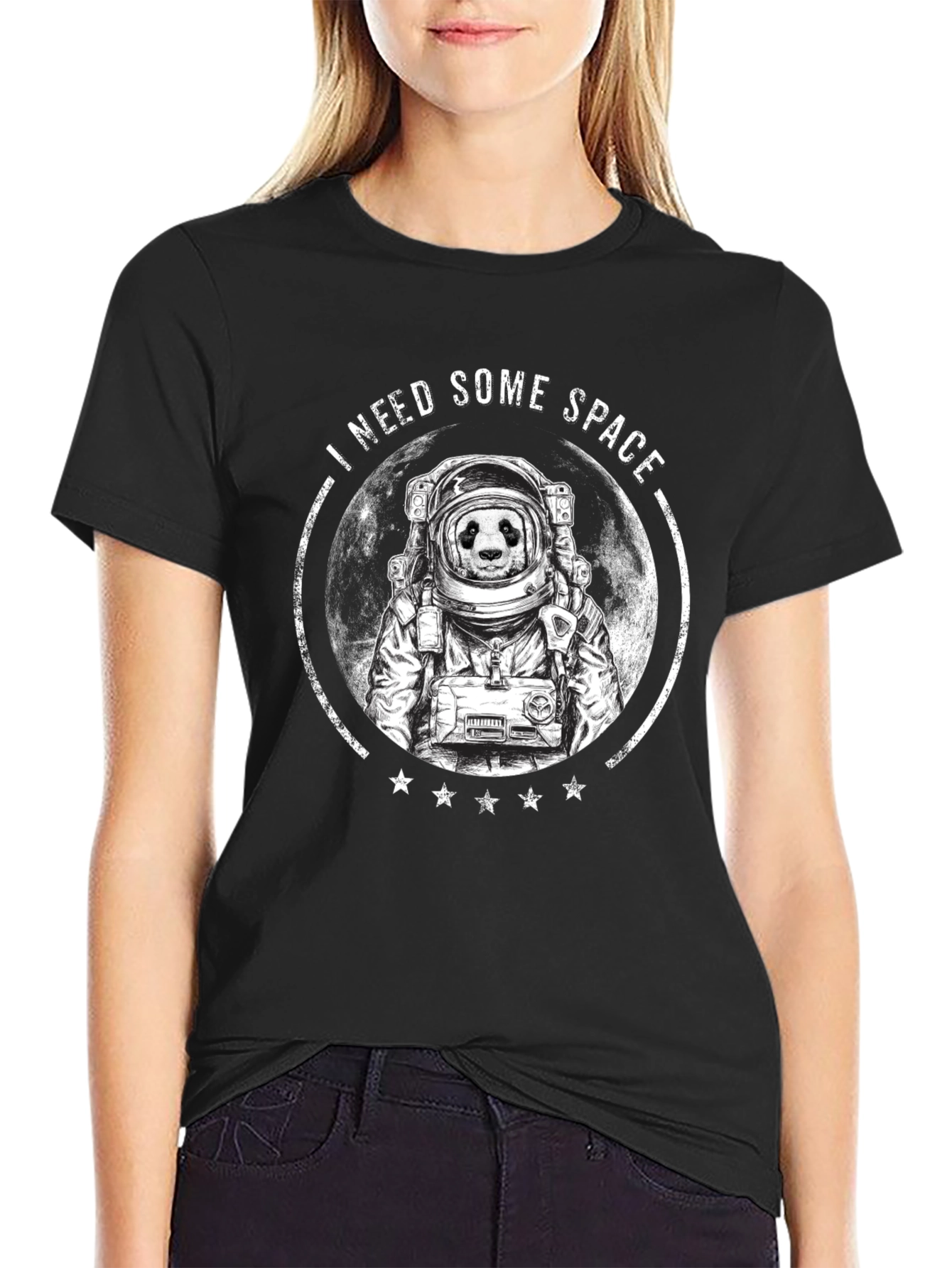 I Need Some Space Panda Astronaut Graphic Tee
