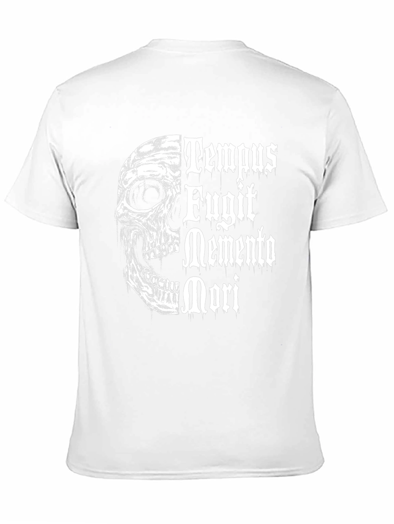 Memento Mori Skull Graphic T-Shirt