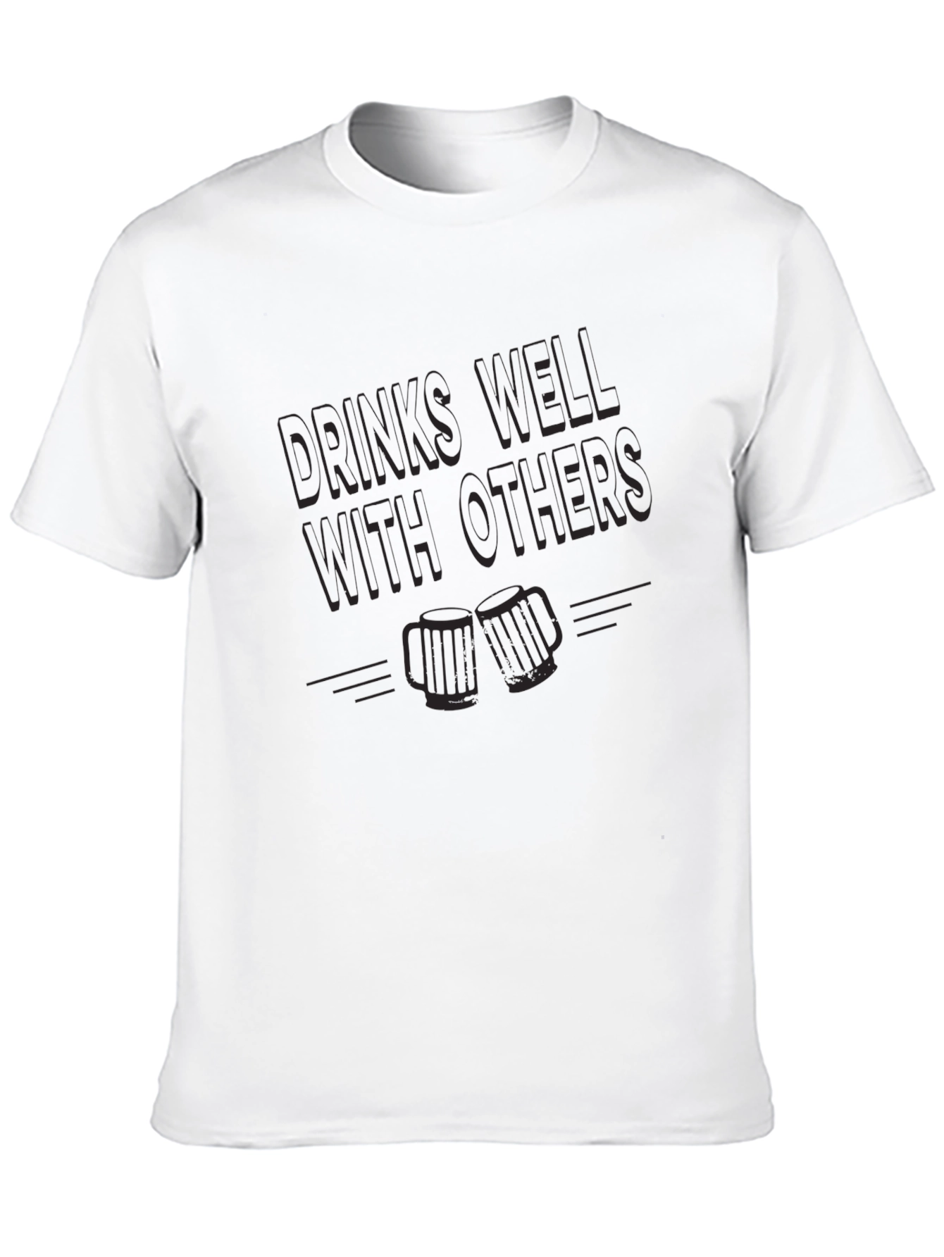 Drinks Well With Others Black T-Shirt