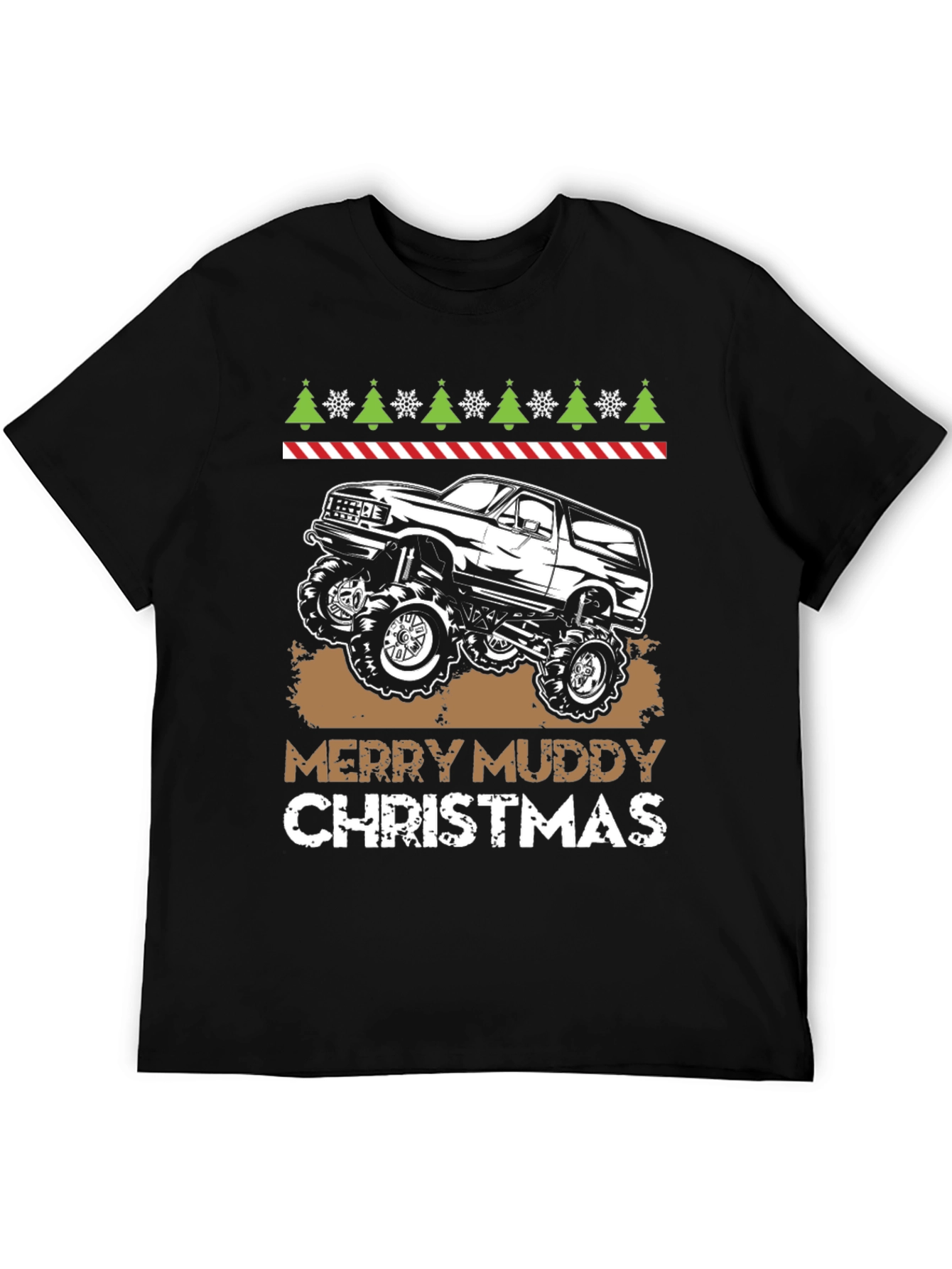 Merry Muddy Christmas T-Shirt - Off Road 4x4