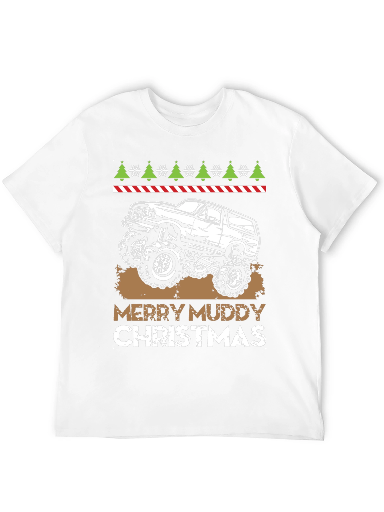 Merry Muddy Christmas T-Shirt - Off Road 4x4