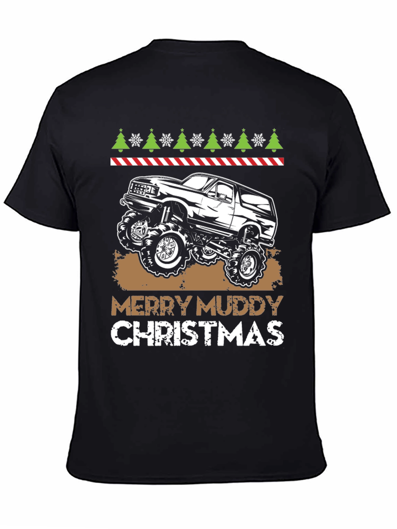Merry Muddy Christmas T-Shirt - Off Road 4x4