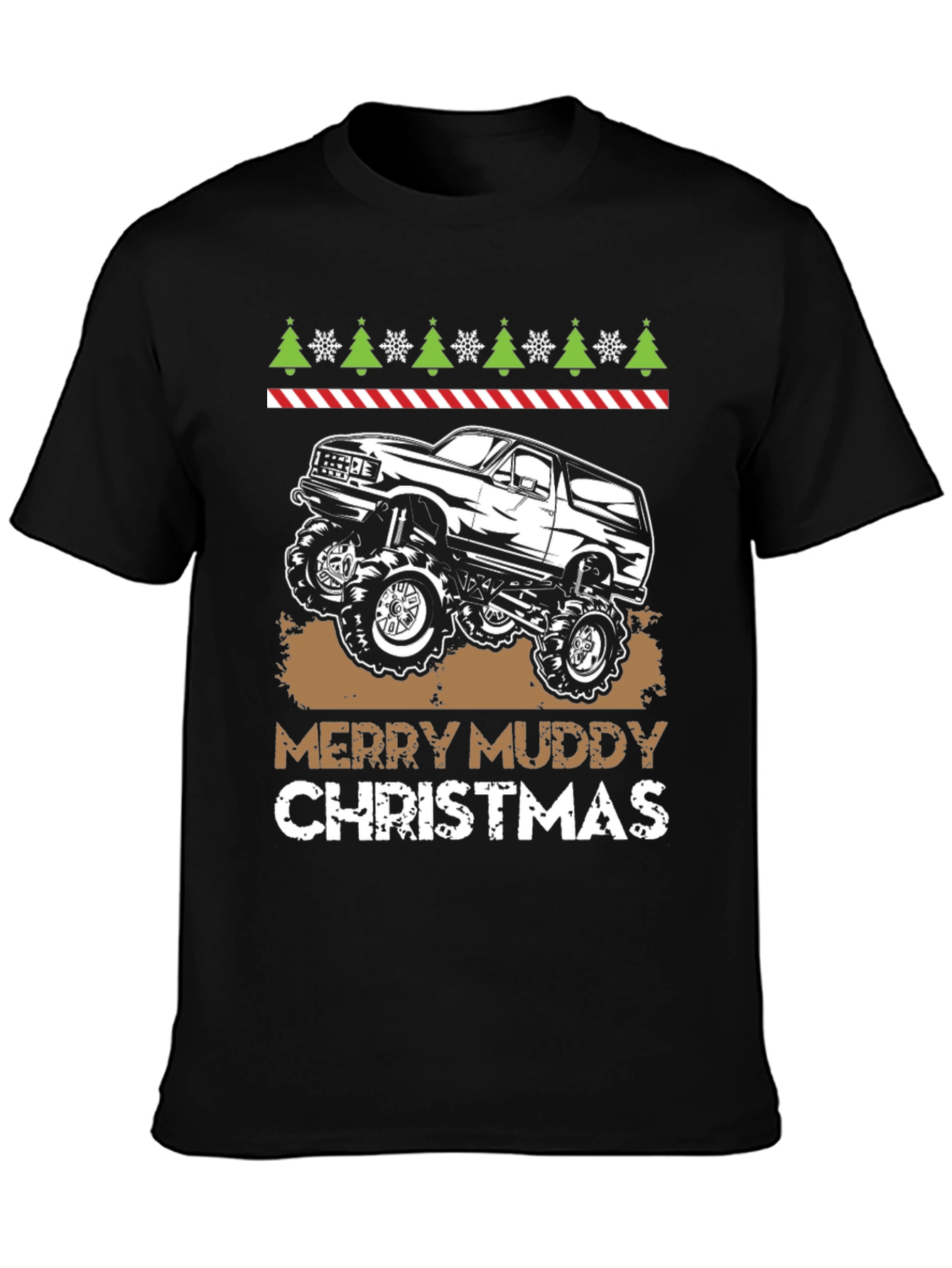 Merry Muddy Christmas T-Shirt - Off Road 4x4