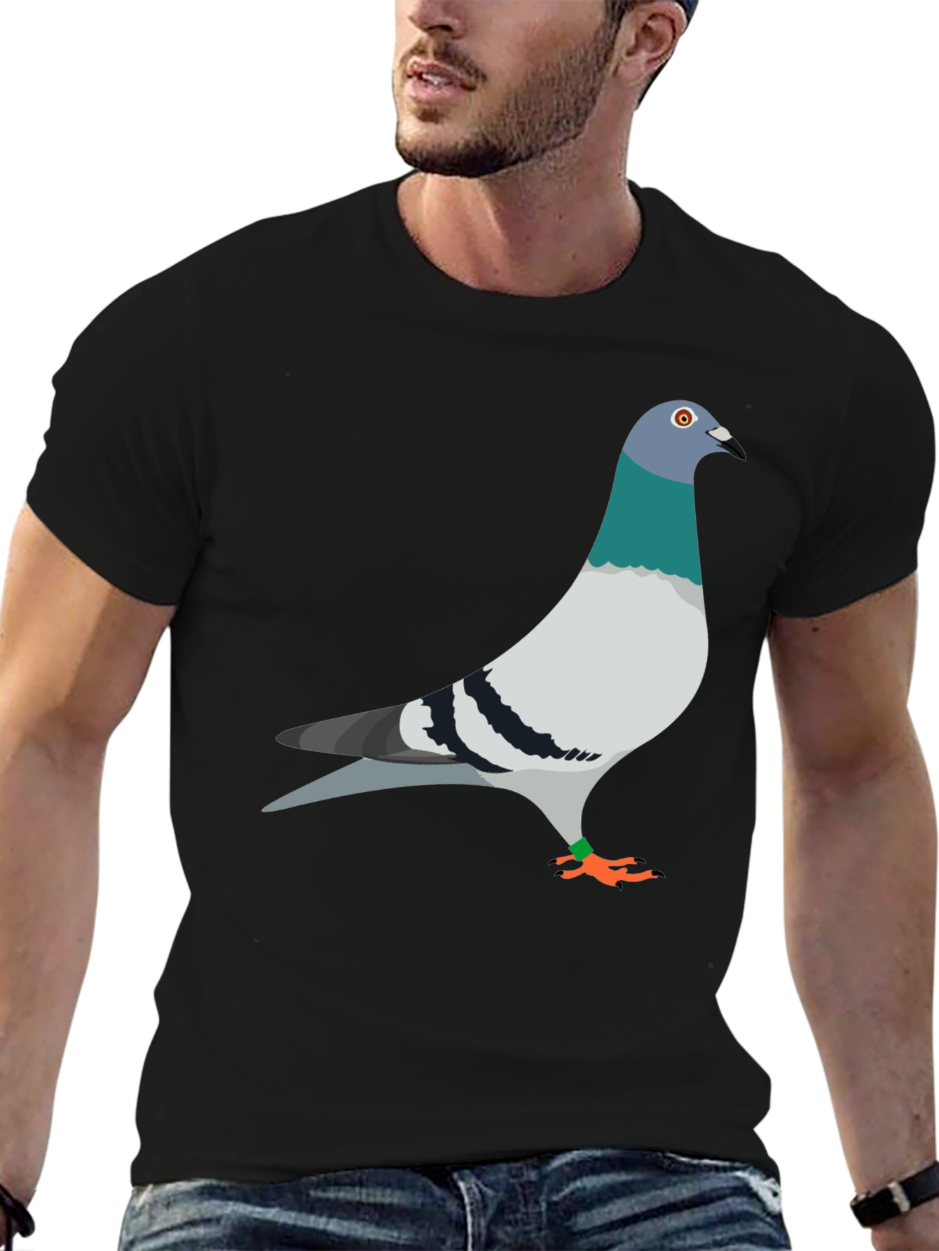 Pigeon Graphic Tee - Classic Comfort