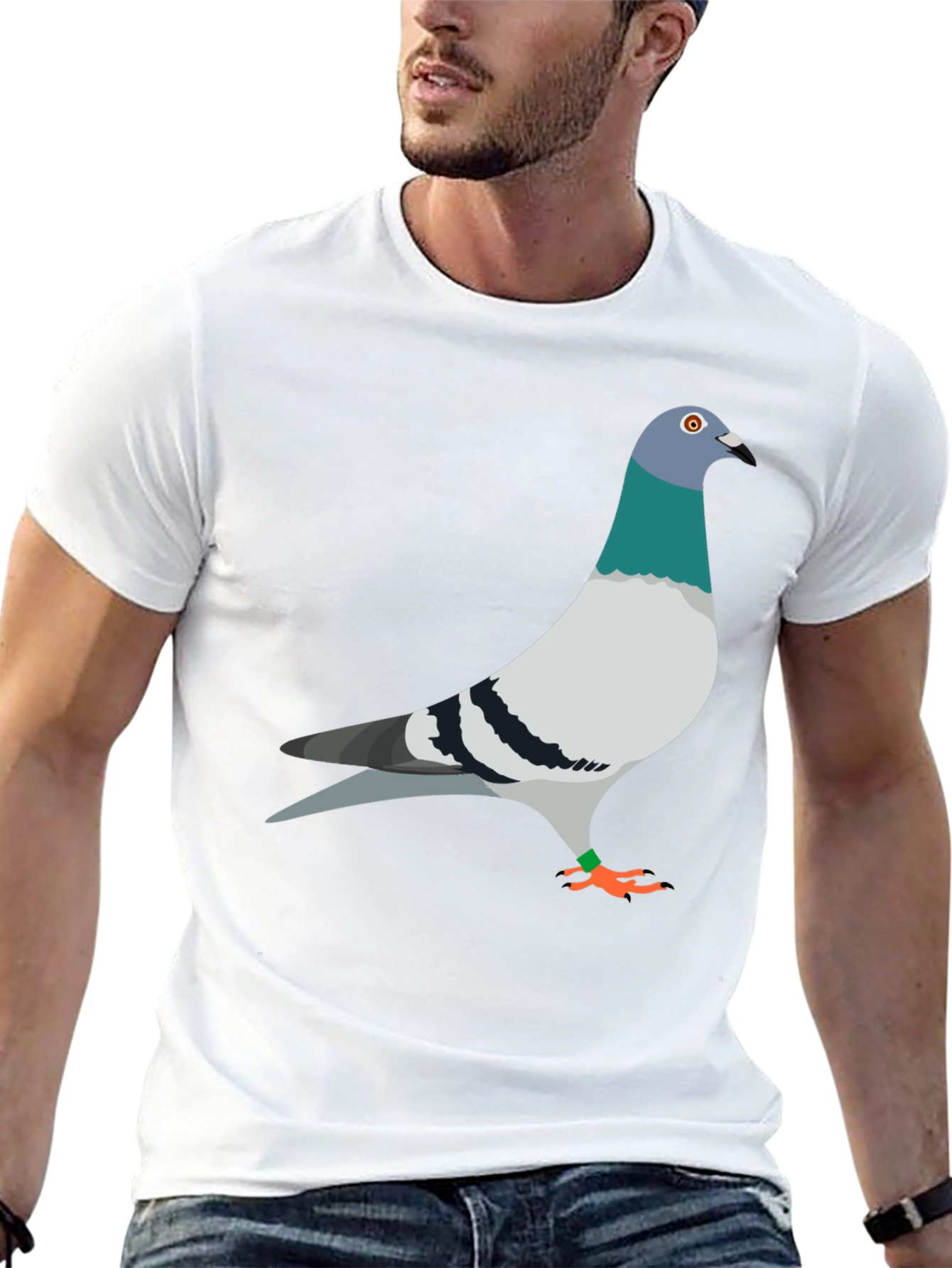 Pigeon Graphic Tee - Classic Comfort