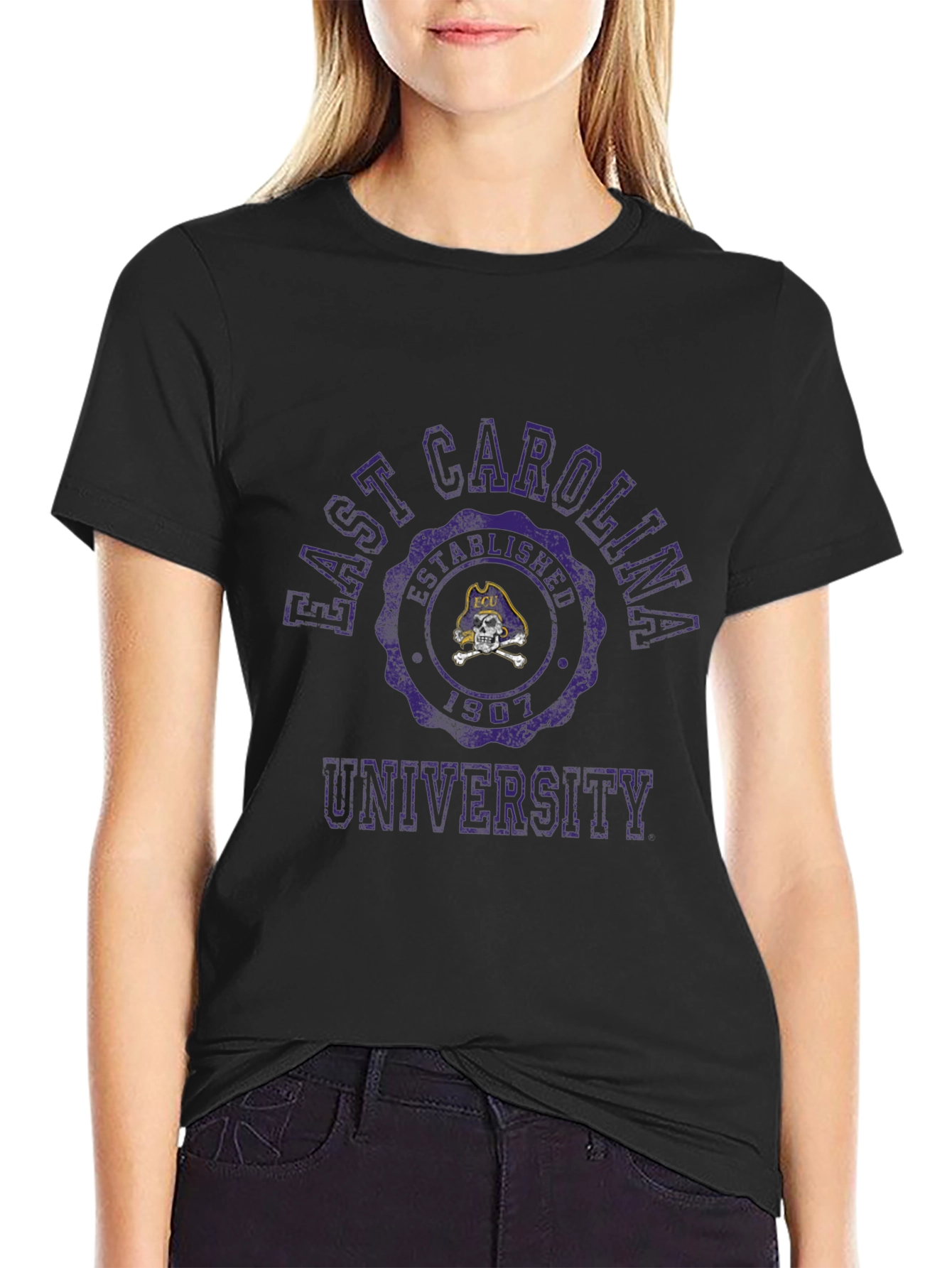 East Carolina University Black T-Shirt