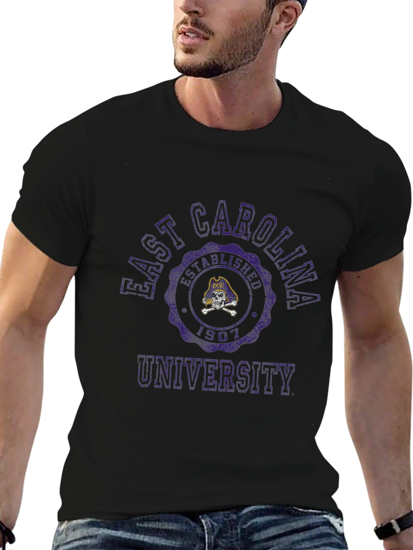 East Carolina University Black T-Shirt