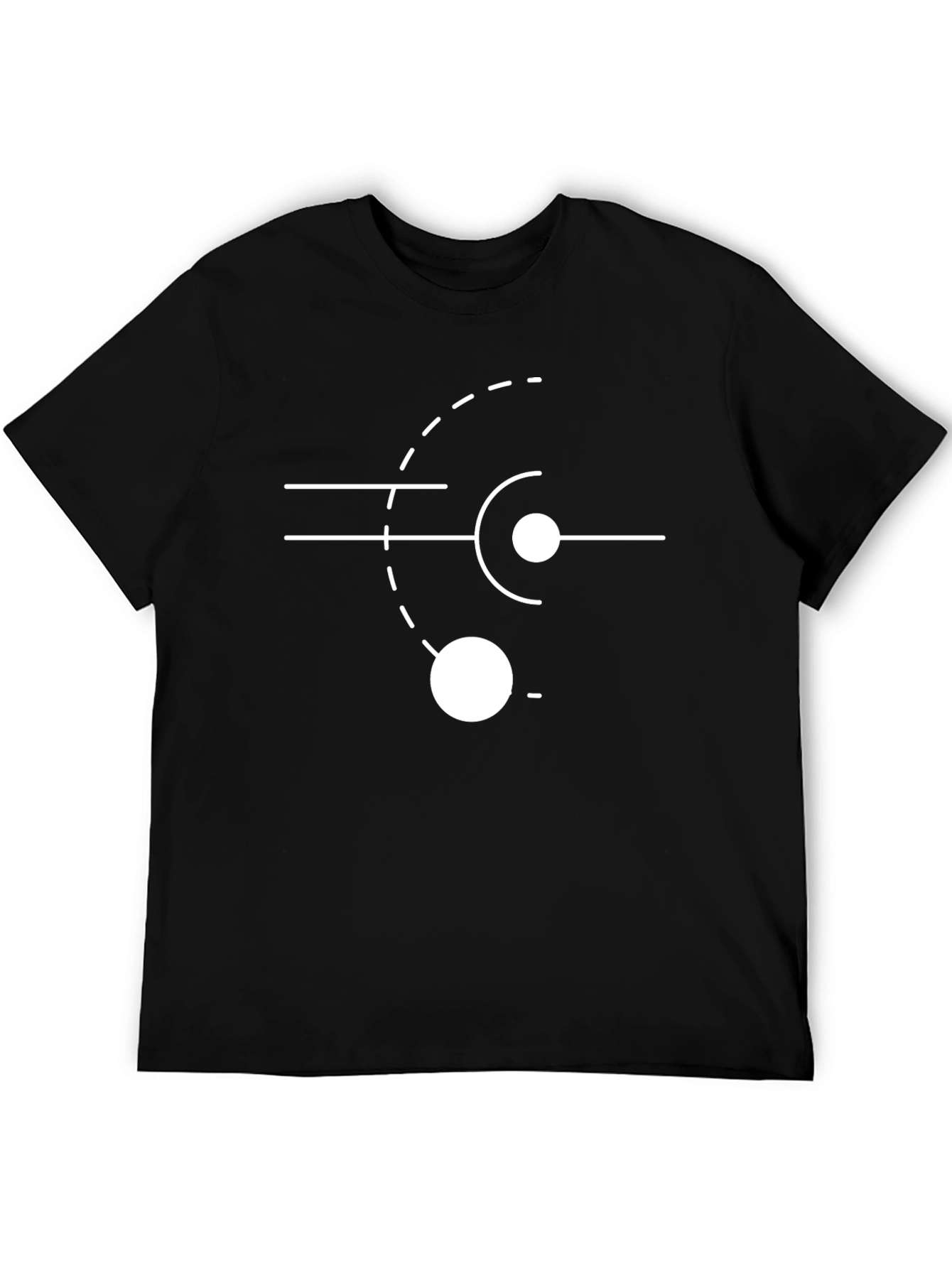 Abstract Symbol Black T-Shirt