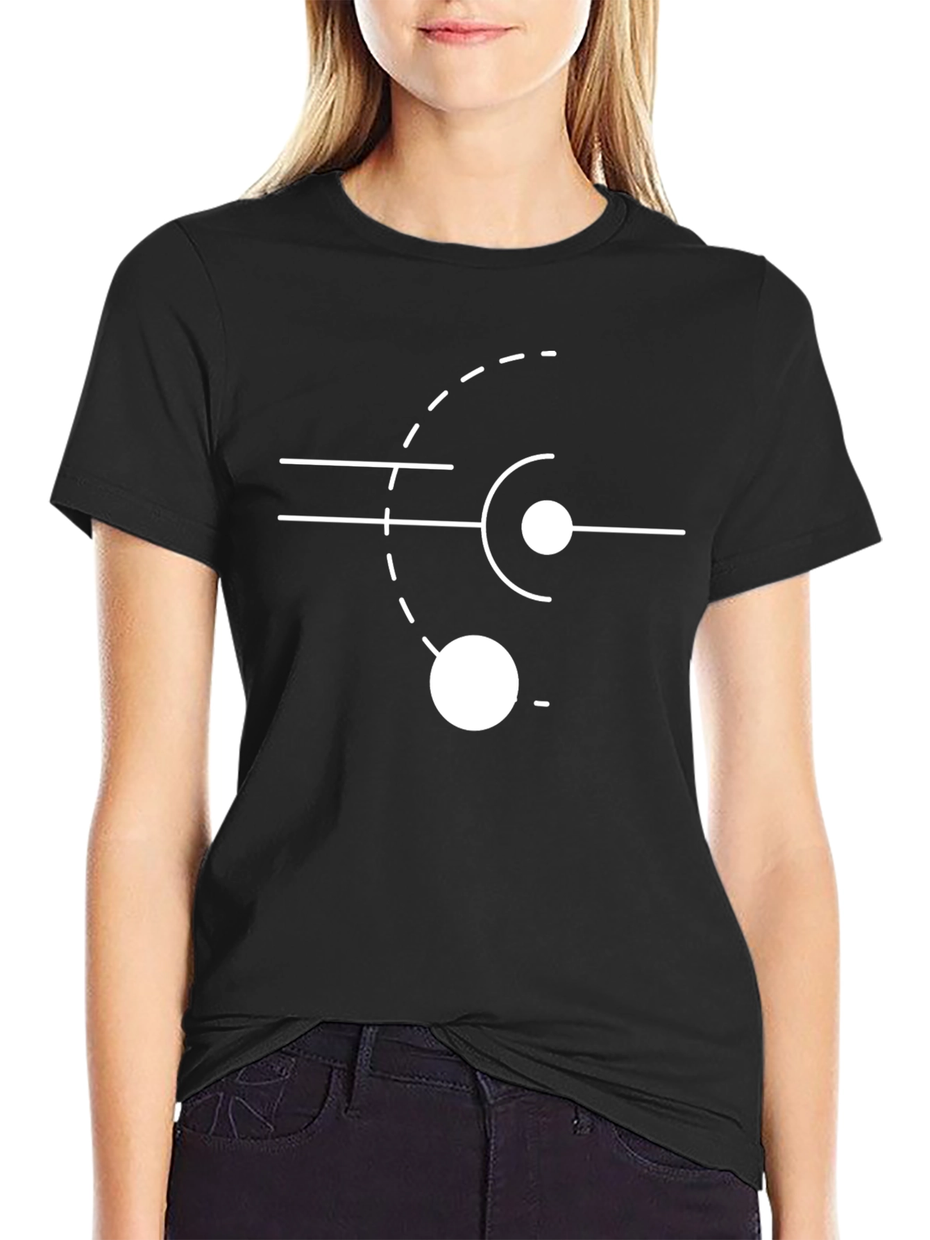 Abstract Symbol Black T-Shirt