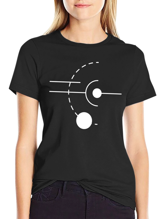 Abstract Symbol Black T-Shirt