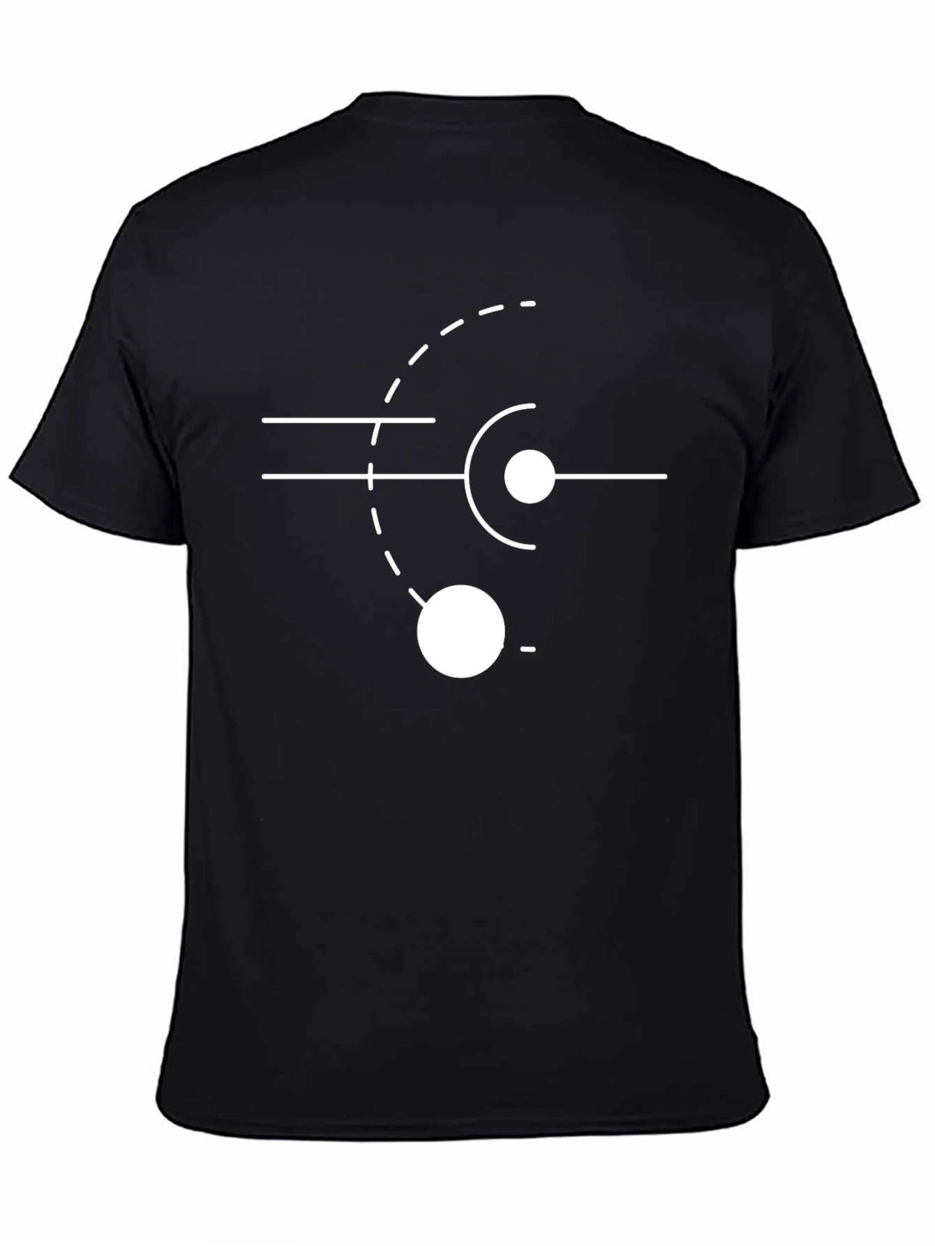 Abstract Symbol Black T-Shirt